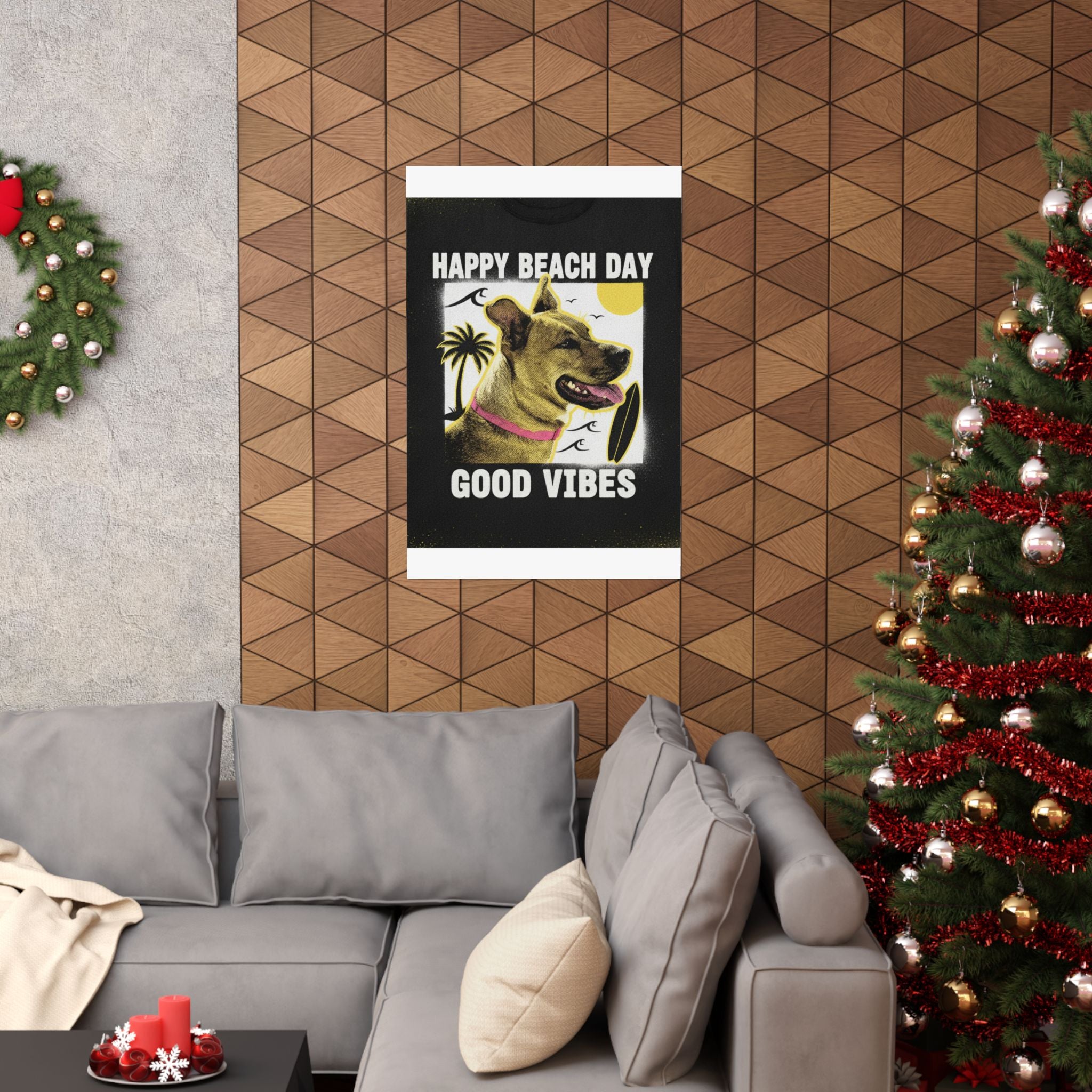 Streetwear Collage — Dog — Matte Poster