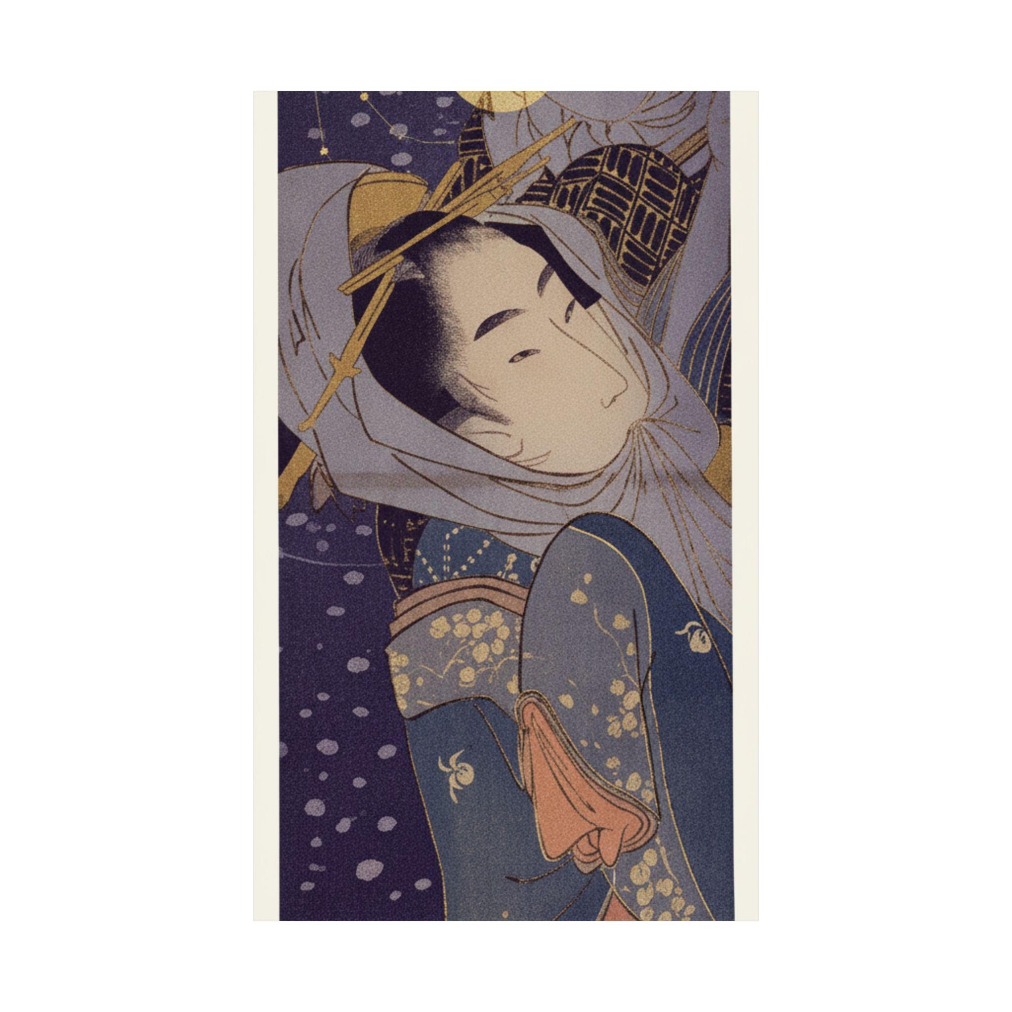 Celestial — Girl And Lover In Snow — Matte Poster
