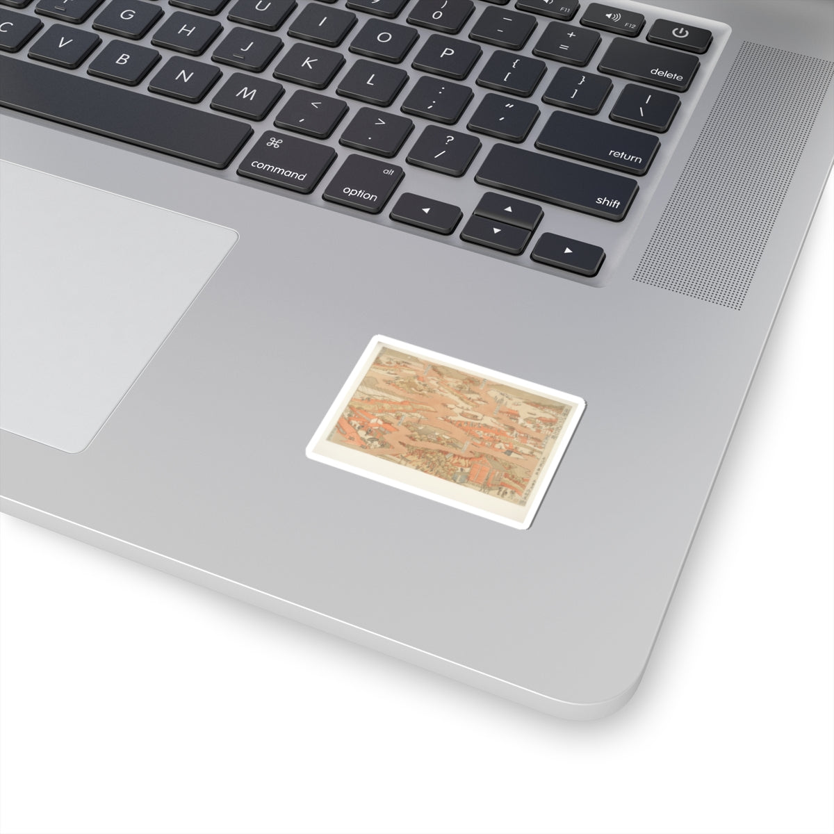 Watercolor — Edo Hakkei No Zu — Kiss-Cut Sticker