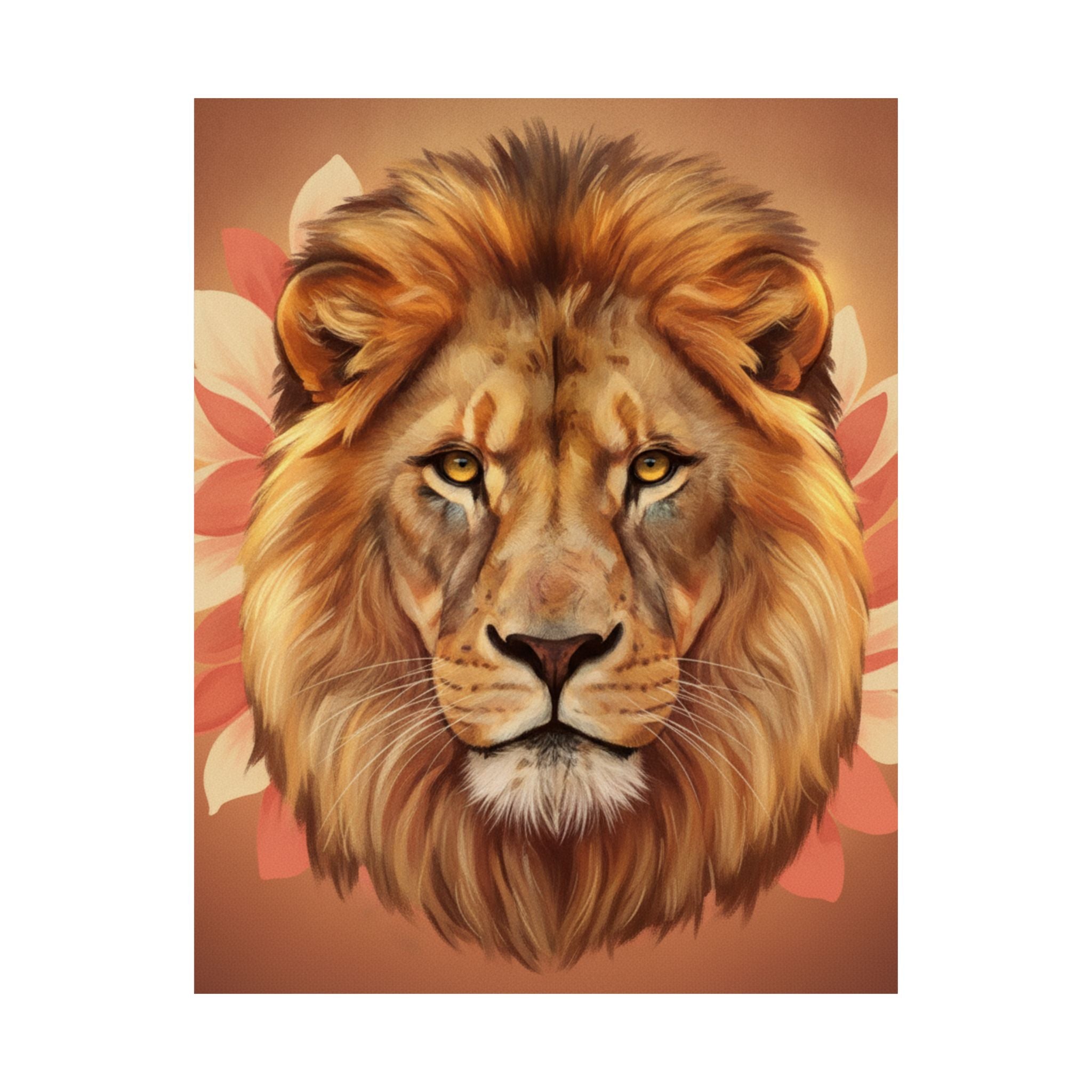 Southern Sunset — Lion — Matte Poster