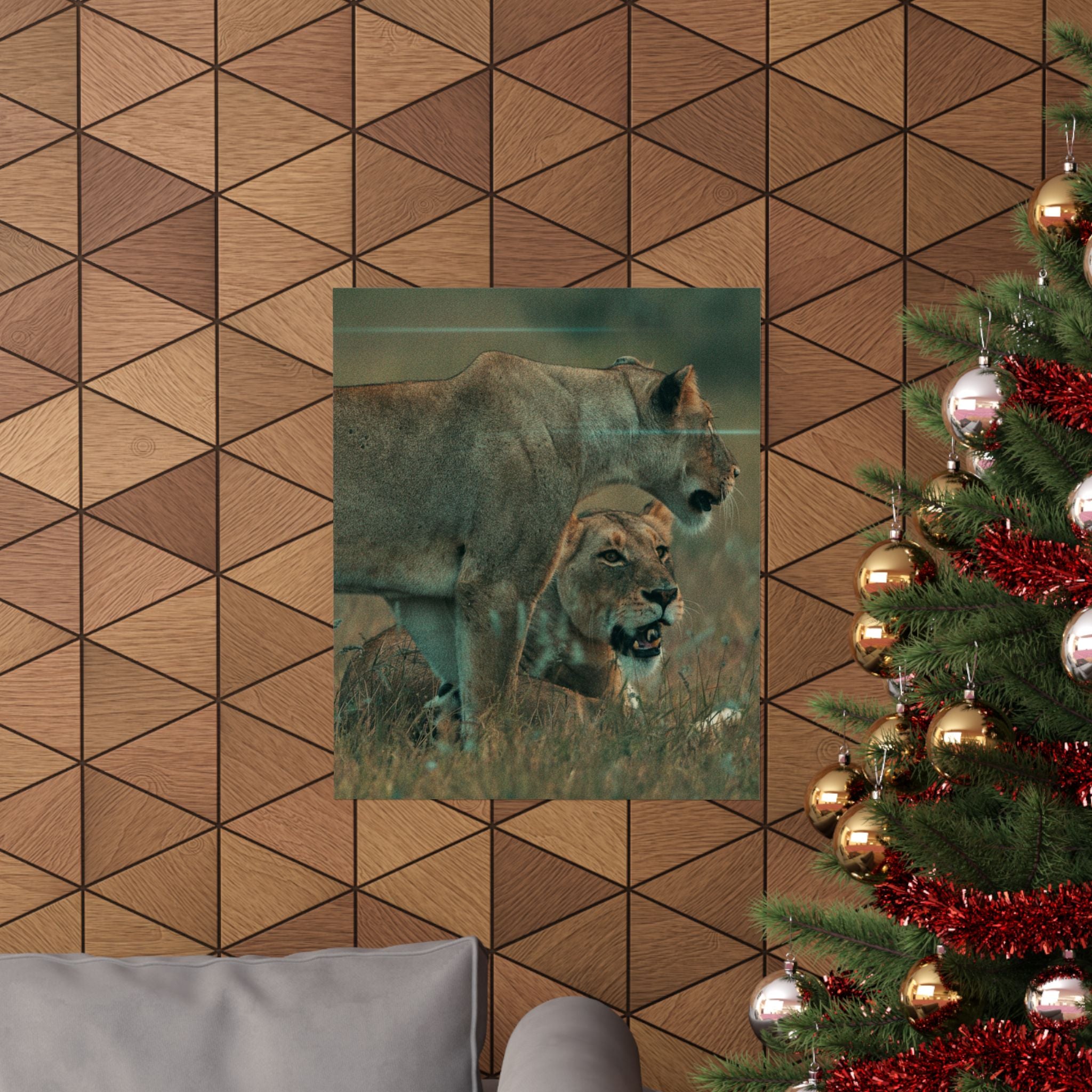 Cinematic — Lions — Matte Poster