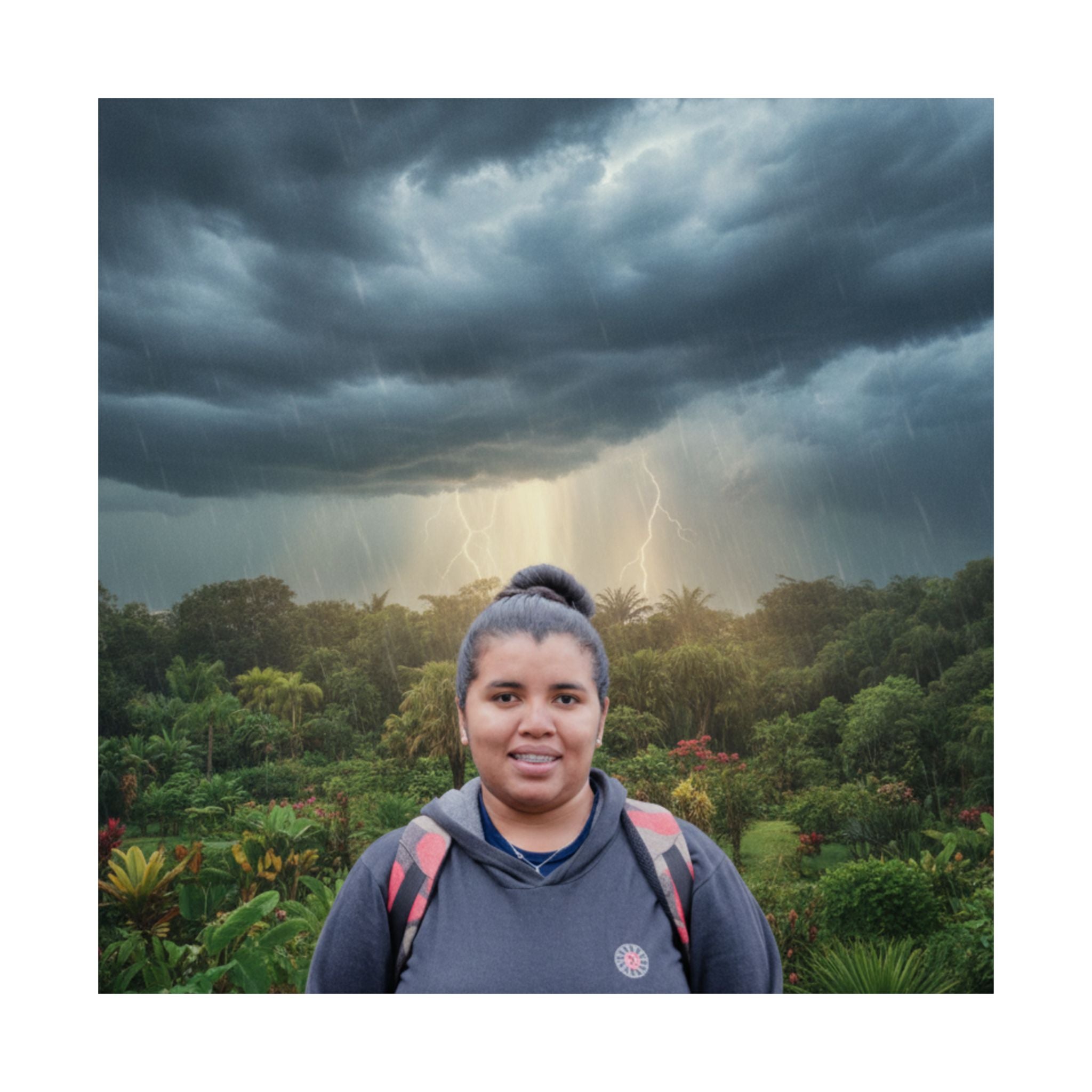 Dramatic Storm — Person — Matte Poster — Poster 2