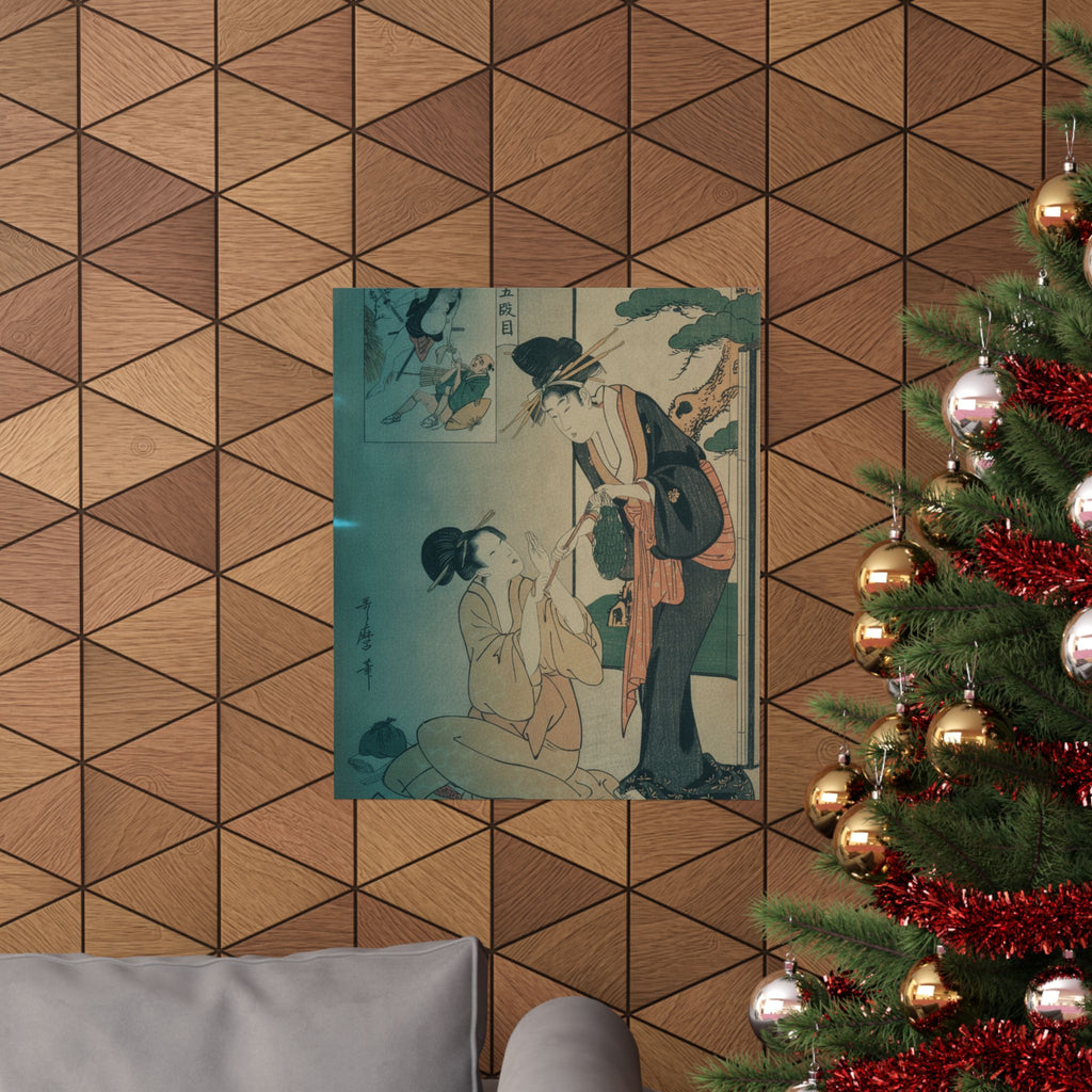 Cinematic — A Woman Snatching A Bag Of Sweetmeats From Her Mother — Matte Poster