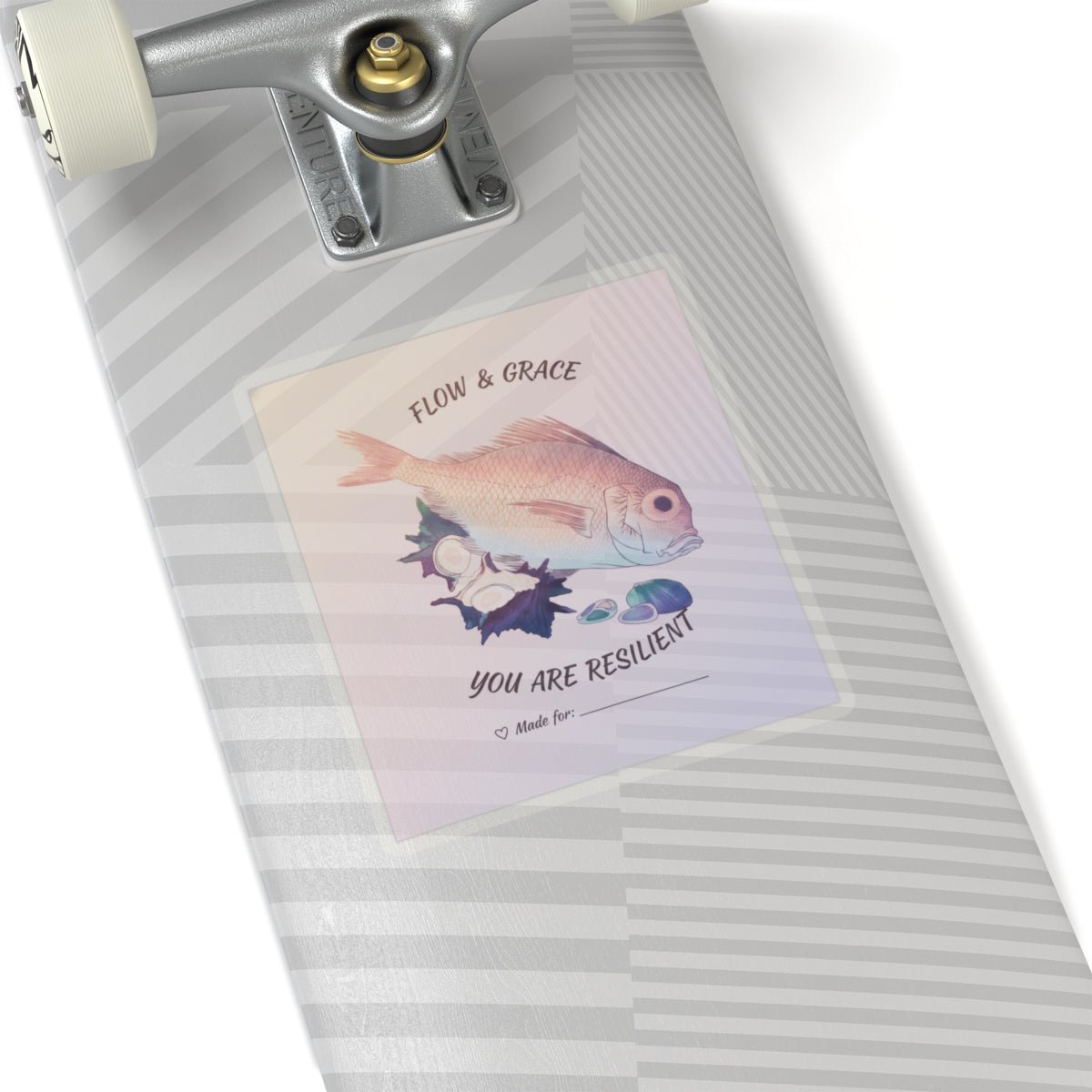 Affirmation — Tai Fish And Top-Shells — Kiss-Cut Sticker