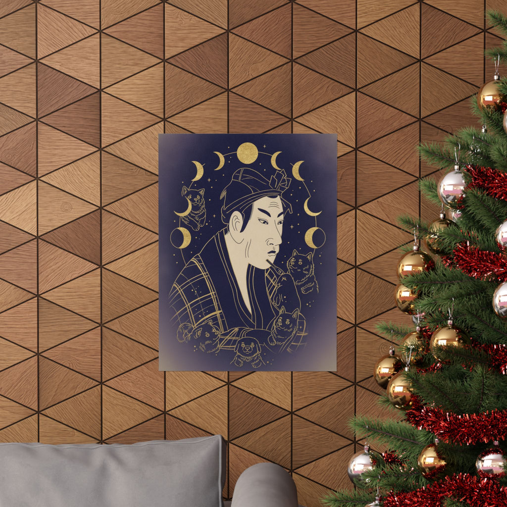Celestial — The Actor Matsumoto Koshiro As Banzuin Chobei — Matte Poster
