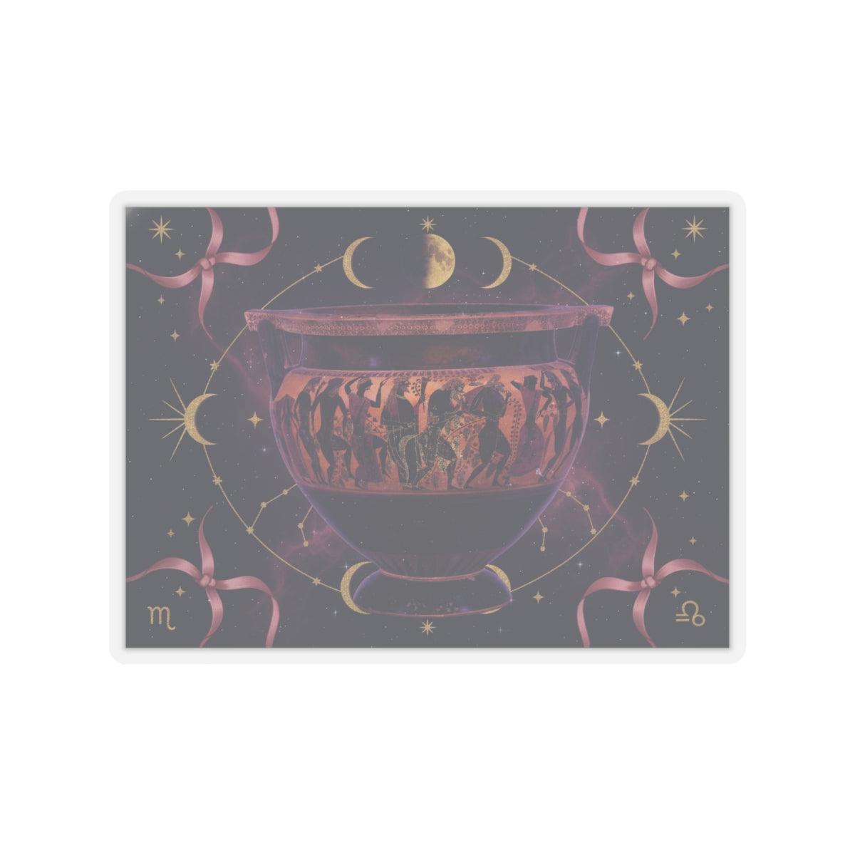Celestial kiss-cut sticker — product view 7