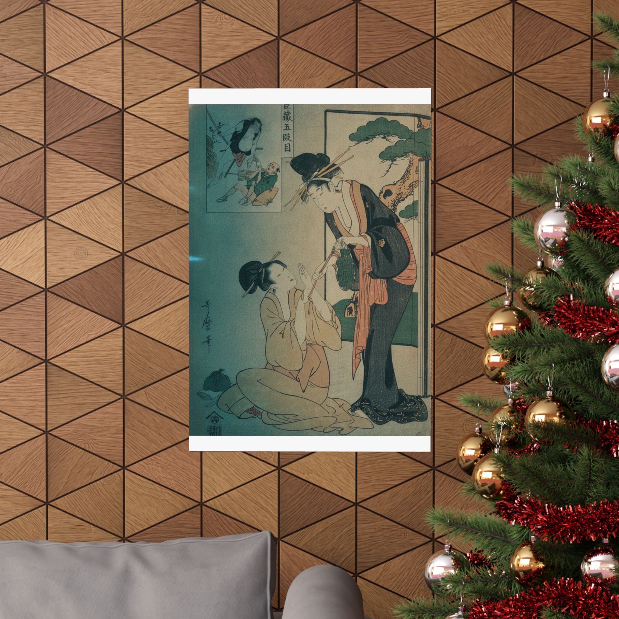 Cinematic — A Woman Snatching A Bag Of Sweetmeats From Her Mother — Matte Poster