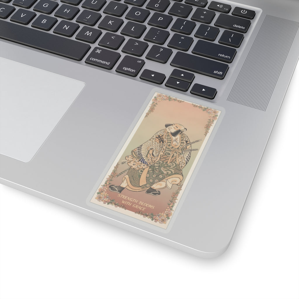 Affirmation — The Actor Nakamura Nakazo As A Warrior — Kiss-Cut Sticker