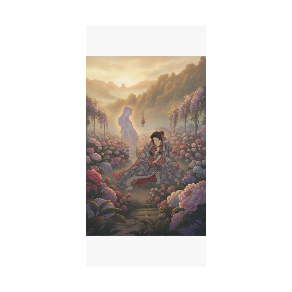 Scenic Nature — Toriyama Akinari Terutada With Ghost; (The Lavender Chapter) — Matte Poster