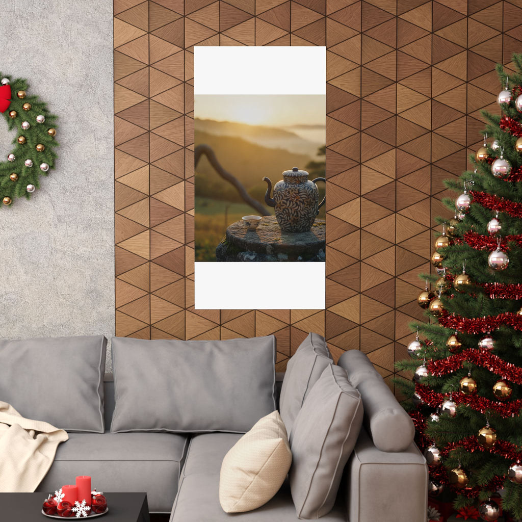 Scenic Nature — Wine Pot And Cup — Matte Poster