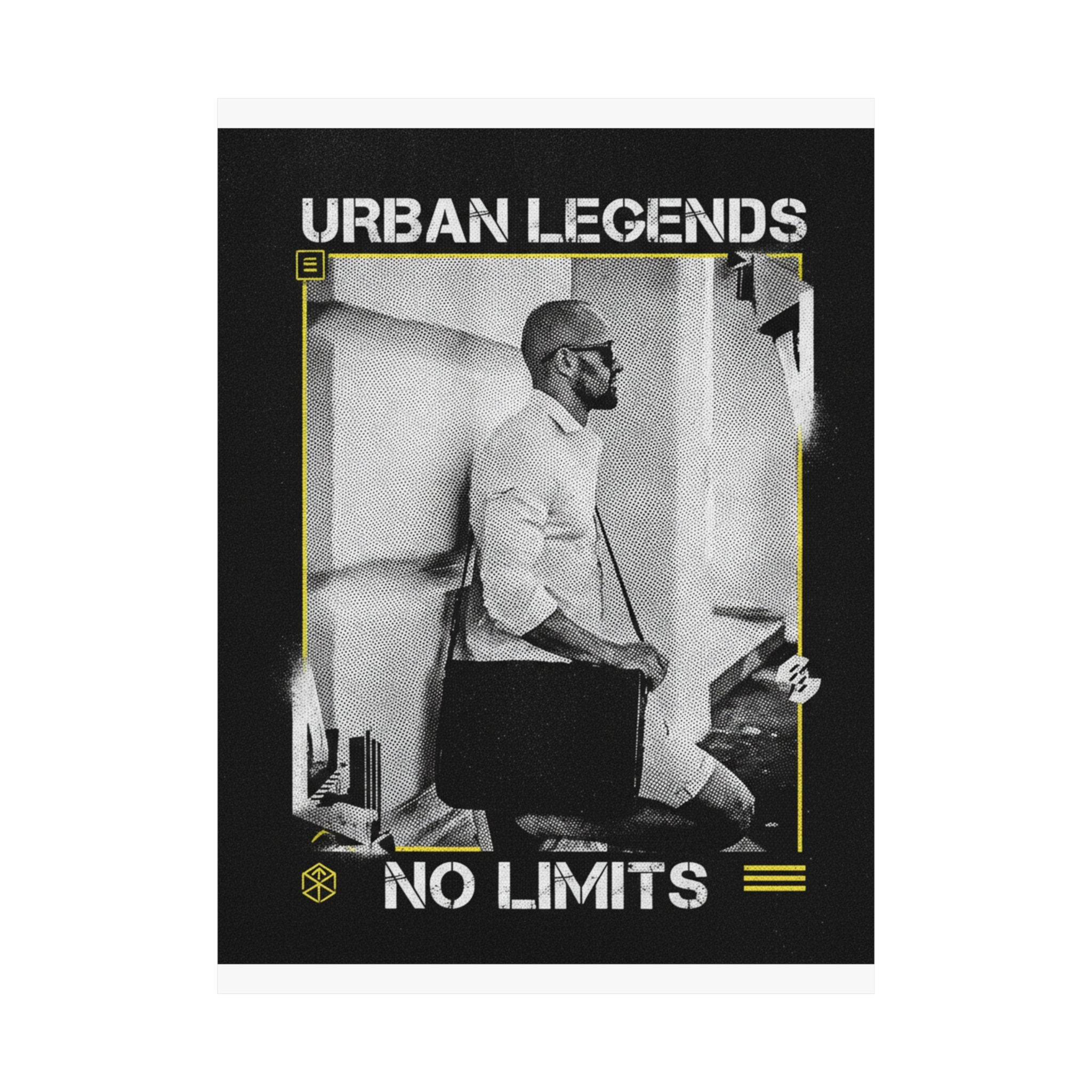 Streetwear Collage — Person — Matte Poster
