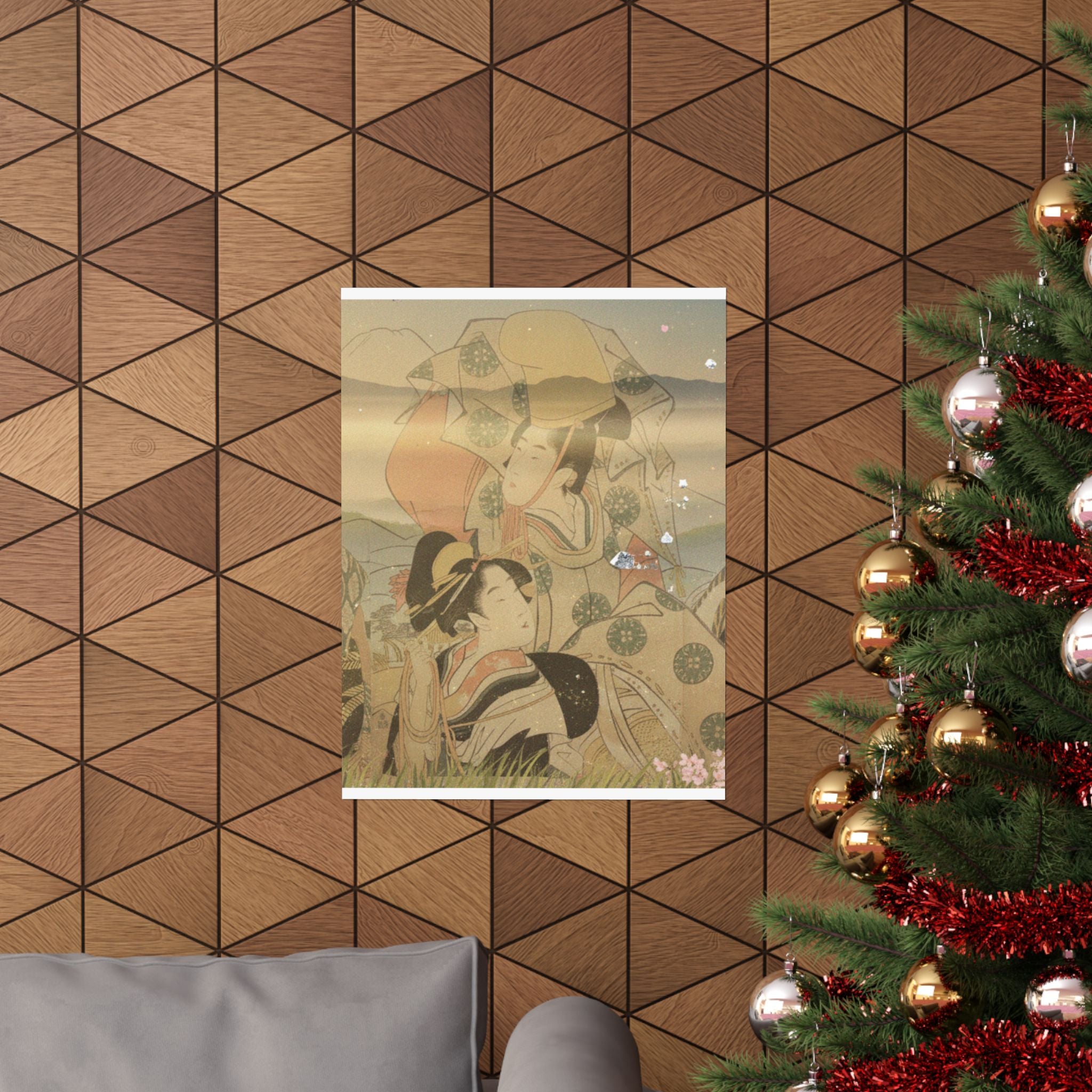 Scenic Nature — Narihira'S Journey To The East — Matte Poster