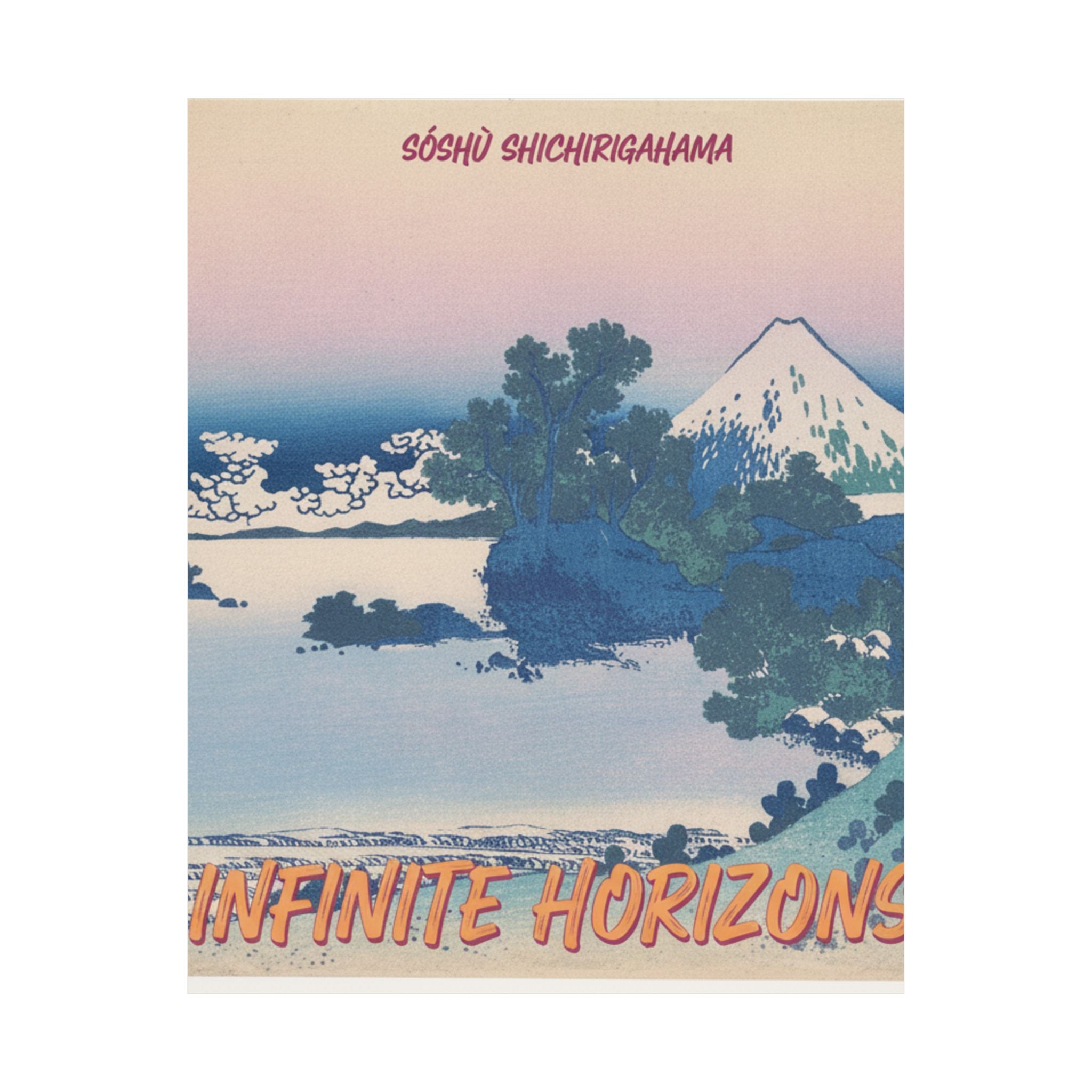 Affirmation — Shichirigahama In Sagami Province (Sōshū Shichirigahama), From The Series Thirty — Matte Poster