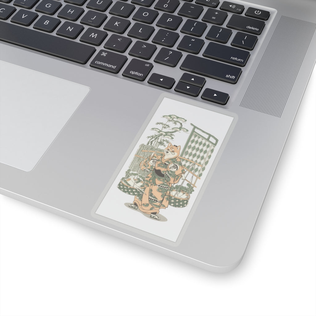 Ecommerce Main — Kabuki Actor Onoe Kikugorō I In The Belle Of Asakusa Temple (Keisei Asakusa No K — Kiss-Cut Sticker
