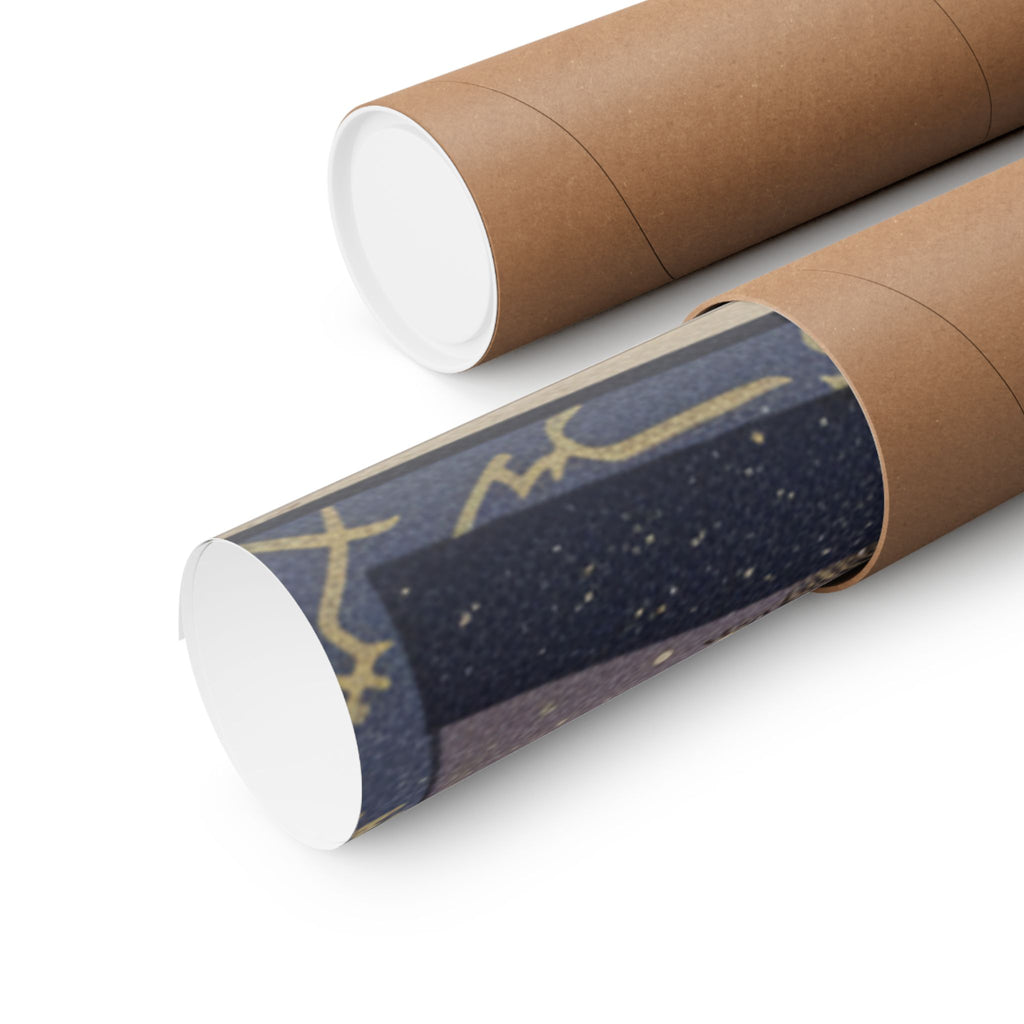 Celestial — Surimono In Shape Of Small Twofold Screen — Matte Poster