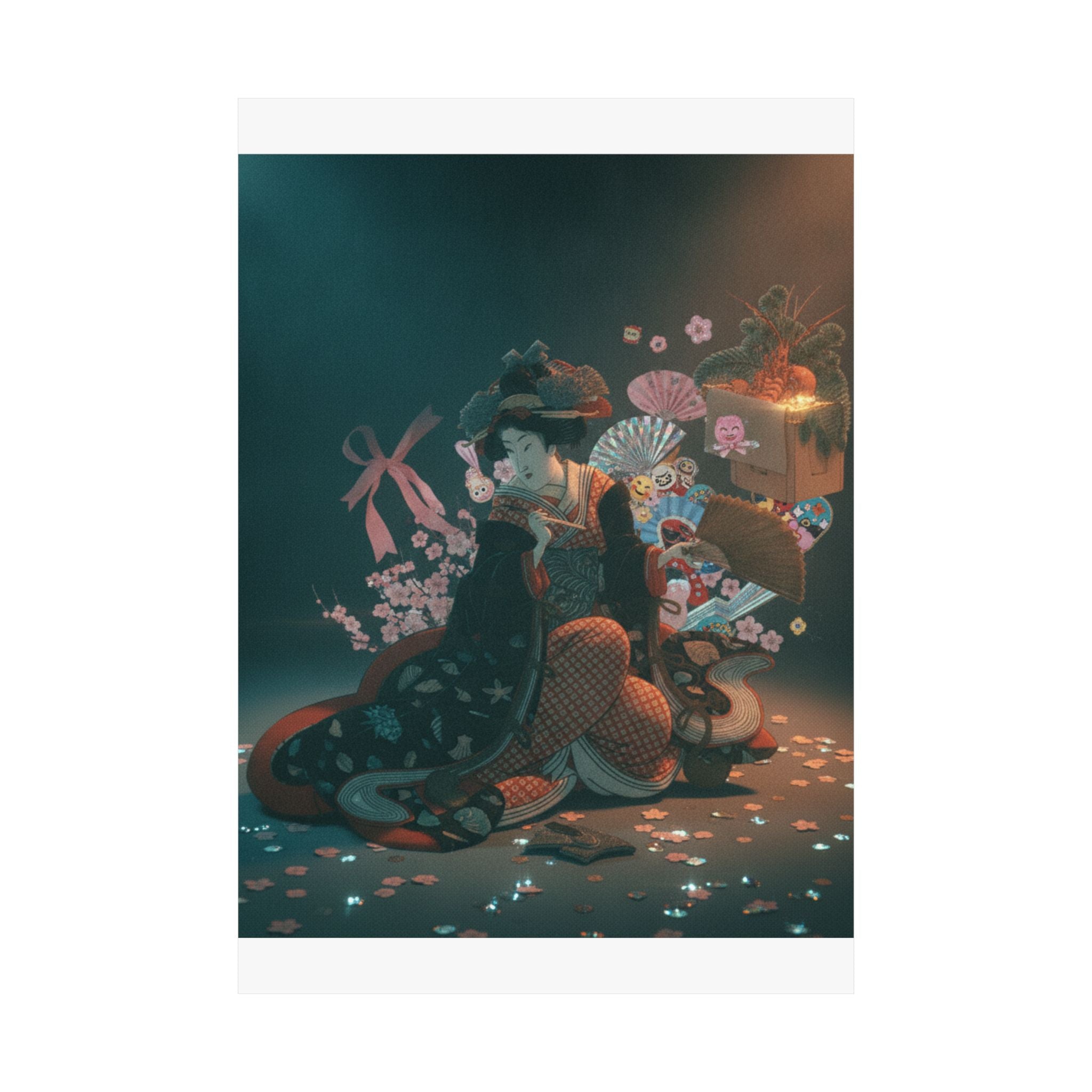 Cinematic — Courtesan And New Year Decoration — Matte Poster