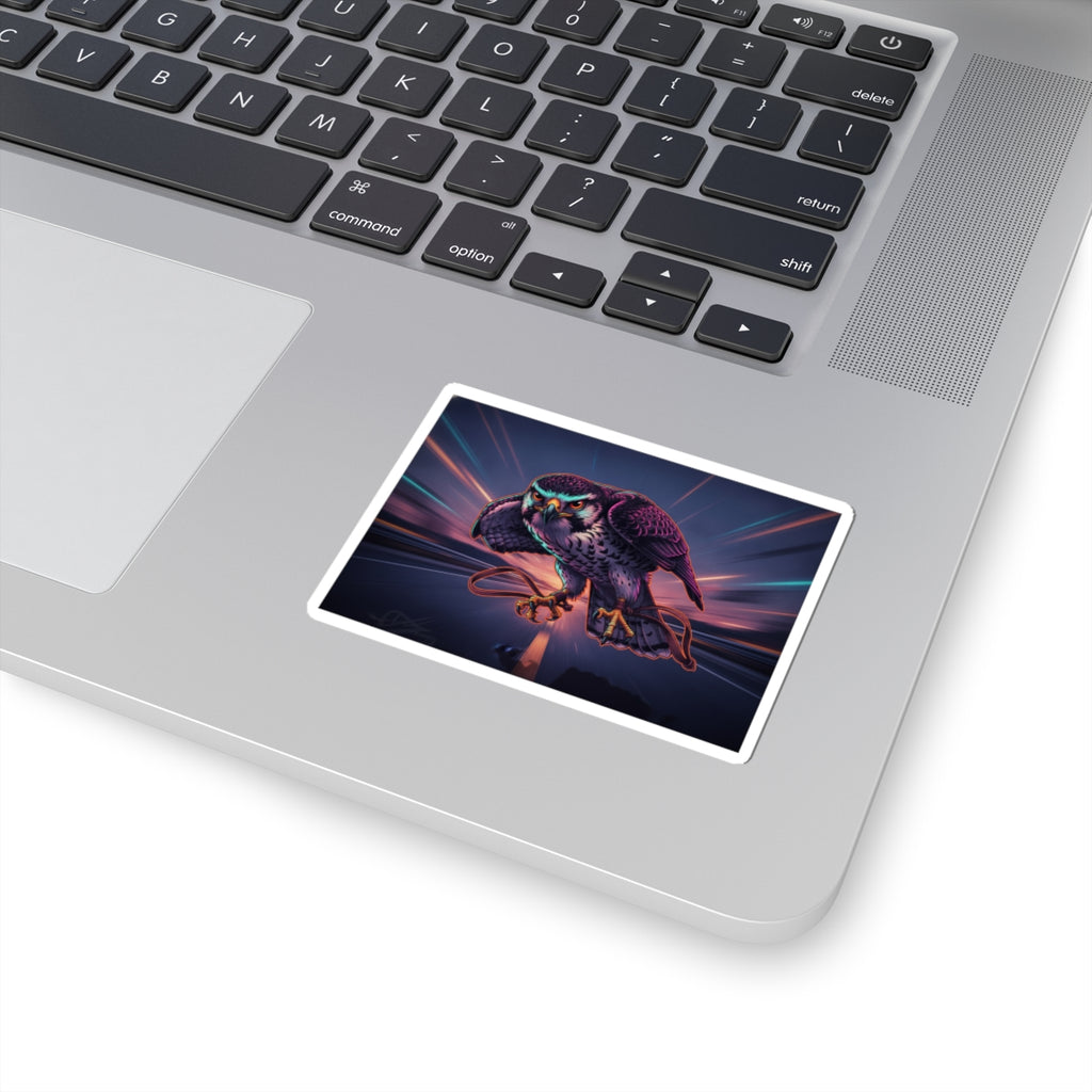 Fast Furious — Hawk Tied To Perch — Kiss-Cut Sticker