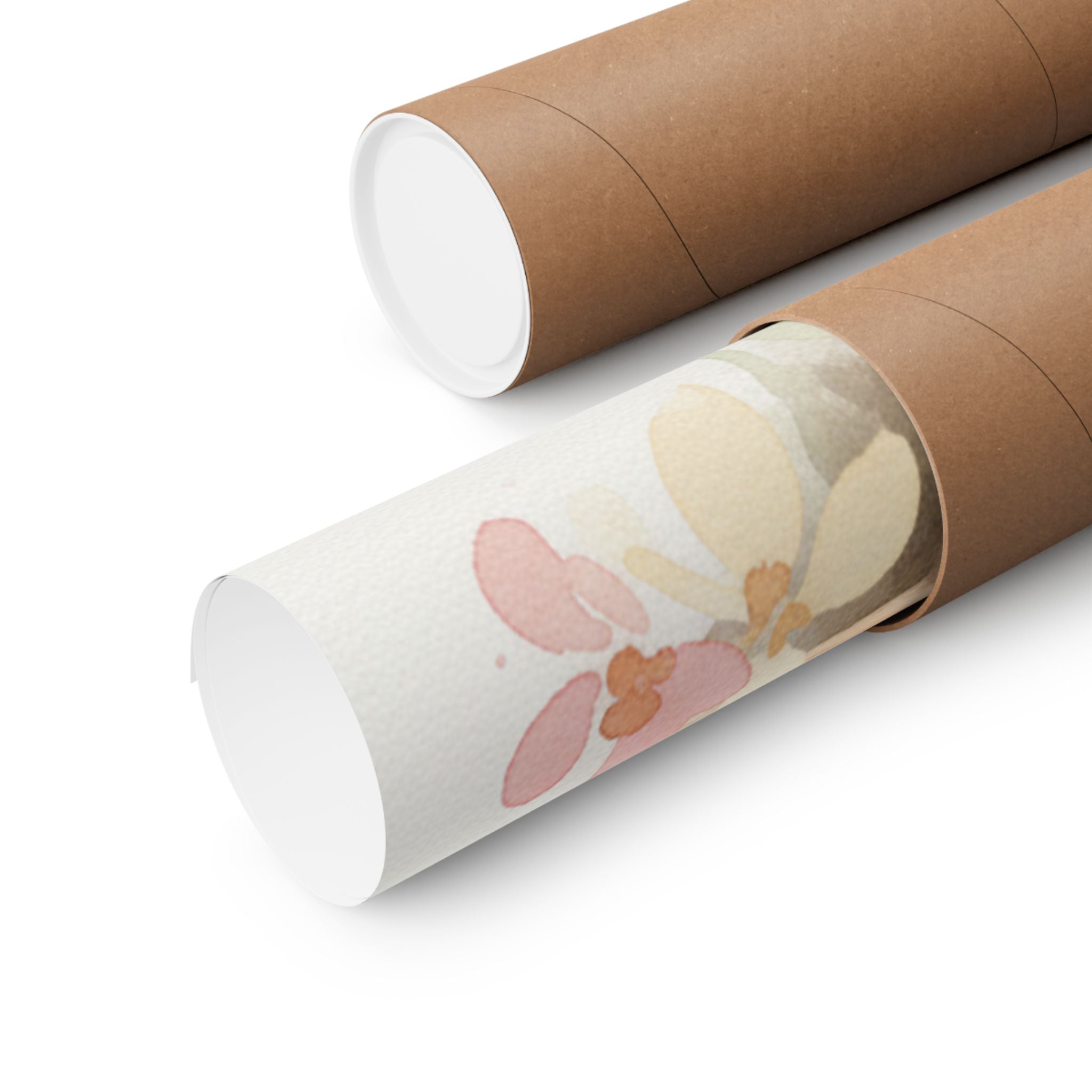 Watercolor — Candle — Matte Poster