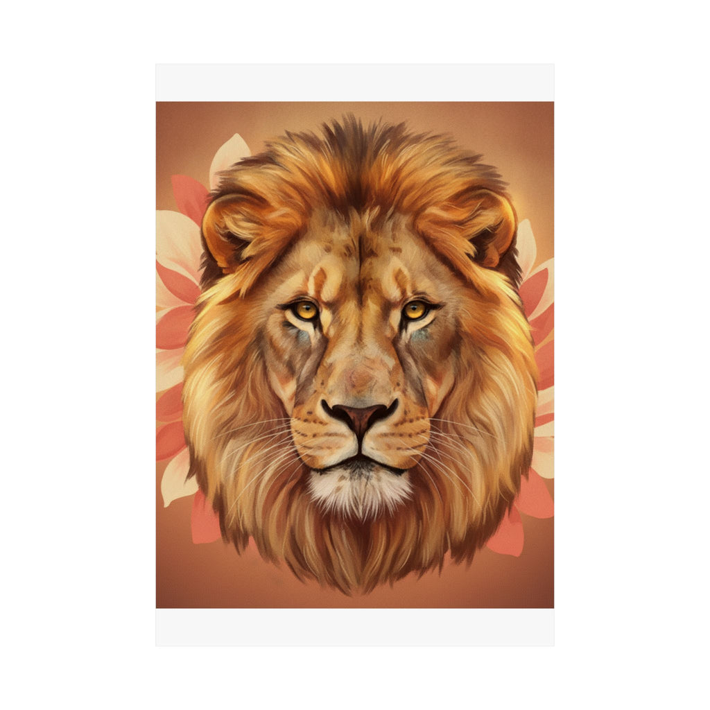 Southern Sunset — Lion — Matte Poster