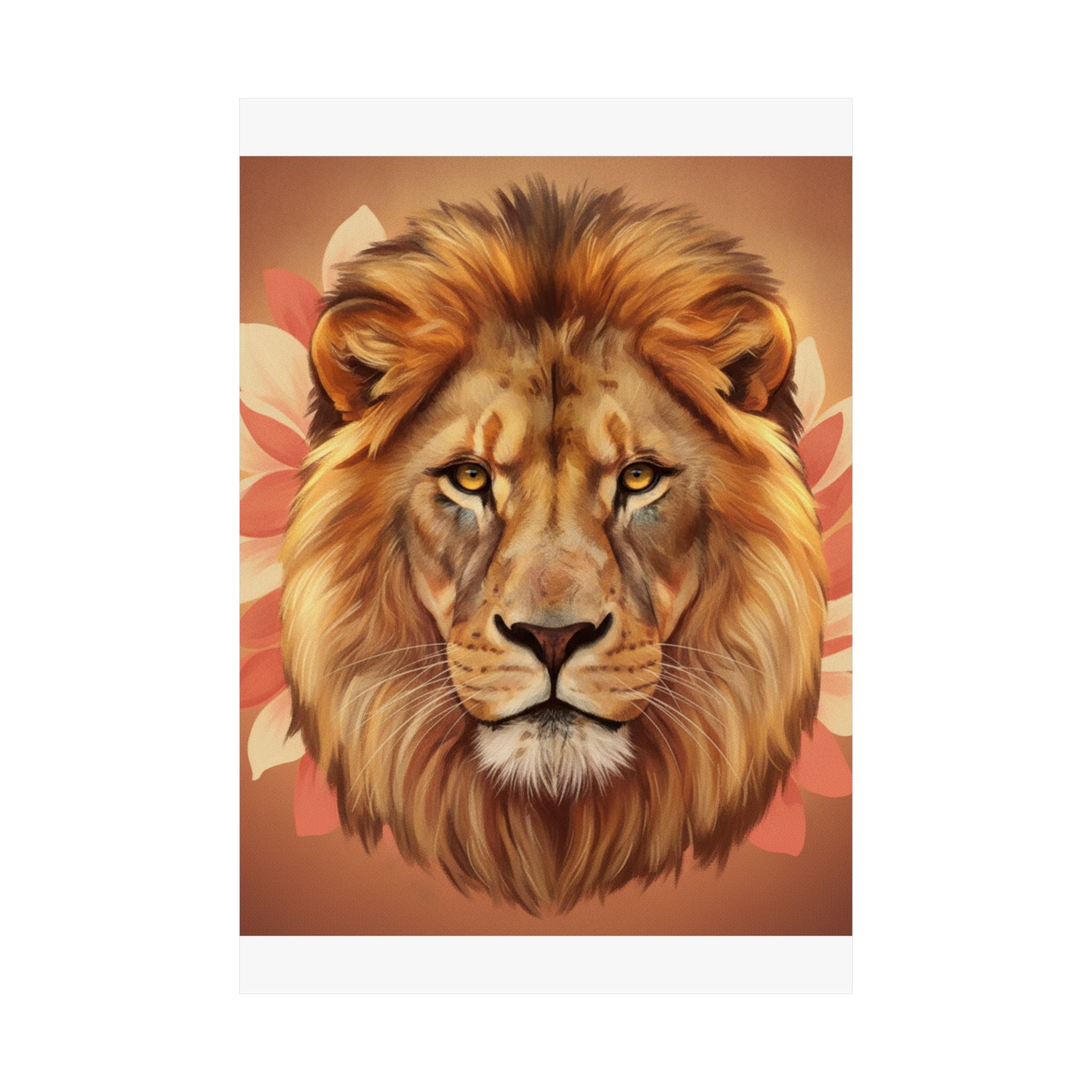 Southern Sunset — Lion — Matte Poster