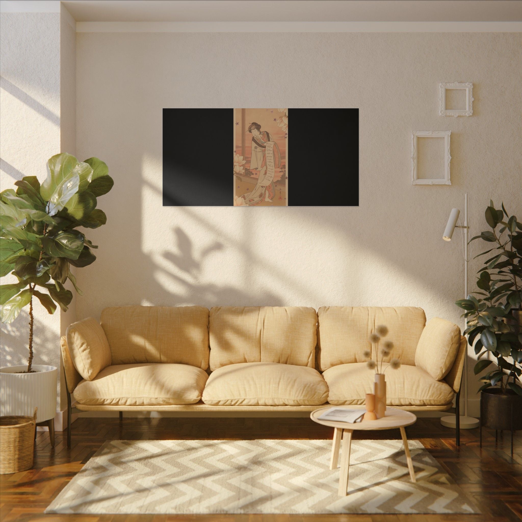 STREET CERTIFIED | The Second Yamashito Kinsaku As A Courtesan Standing In A Room — Matte Canvas