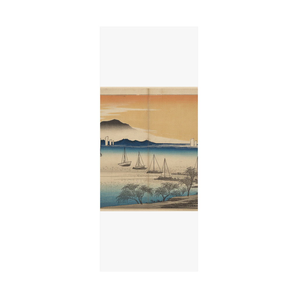 Affirmation — Sailing Boats Returning To Yabase, Lake Biwa — Matte Poster