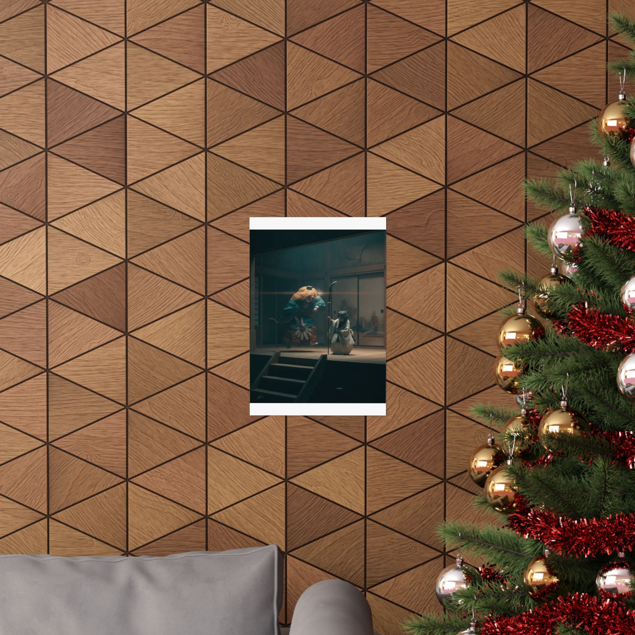 Cinematic — Scene From Noh Dance — Matte Poster