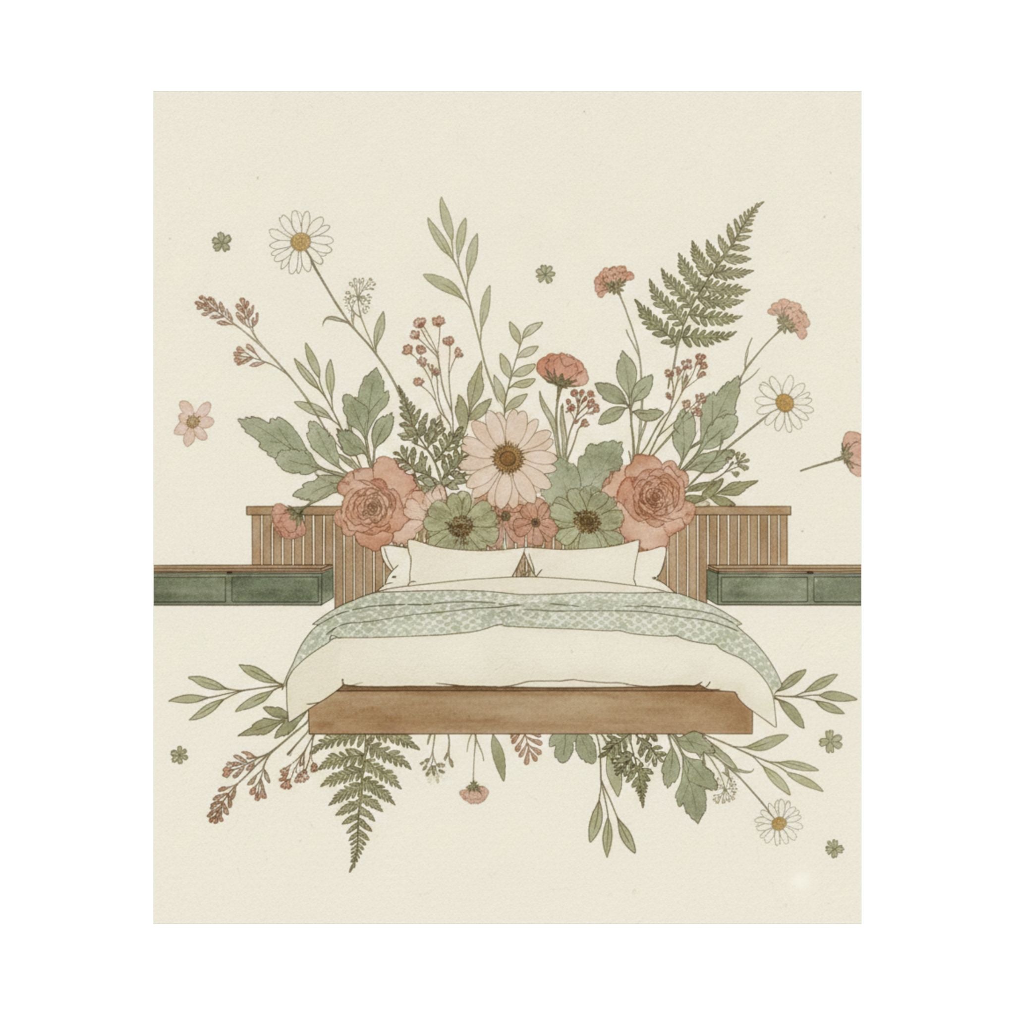 Botanical — Bedroom — Matte Poster