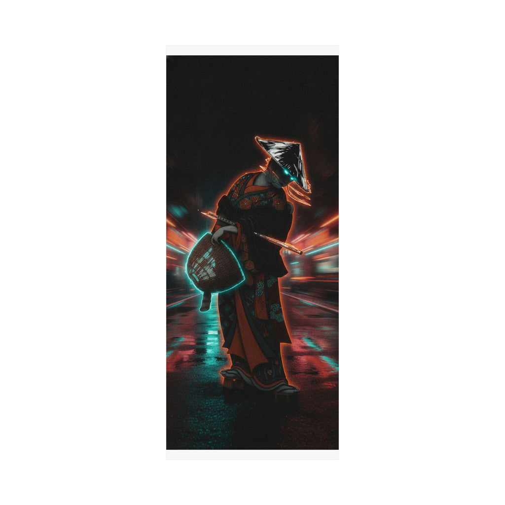 Fast Furious — Bandō Hikosaburō Ii Dressed As A Komuso And Carrying The Flute And Hat — Matte Poster