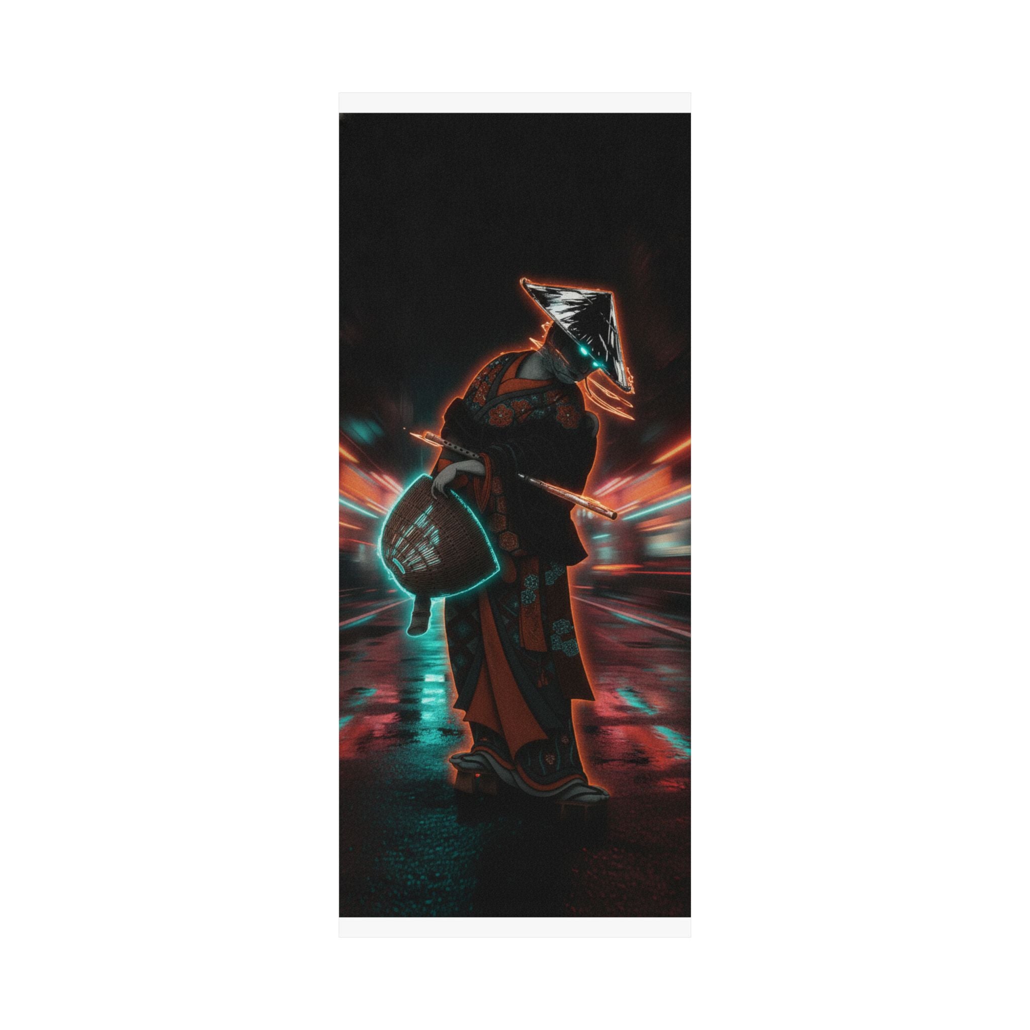 Fast Furious — Bandō Hikosaburō Ii Dressed As A Komuso And Carrying The Flute And Hat — Matte Poster