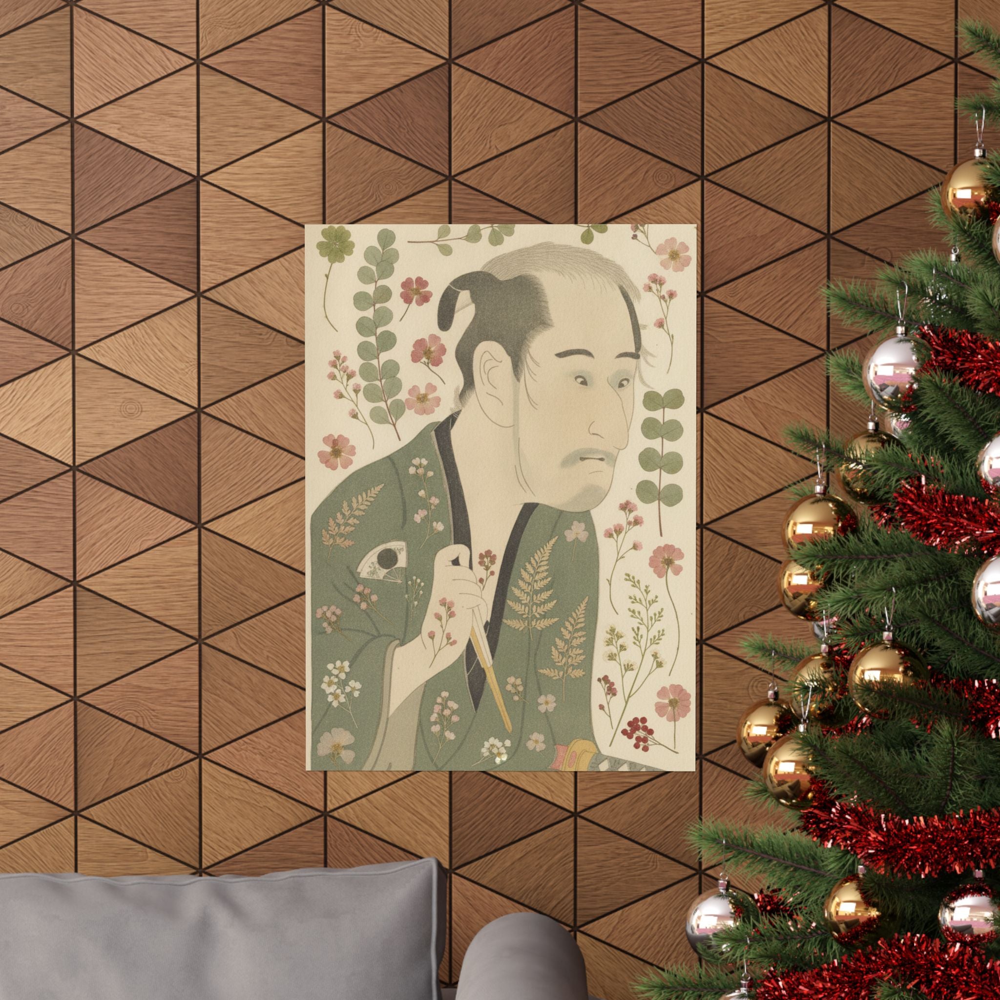 Botanical — The Actor Onoye Matsusuke As A Ronin — Matte Poster