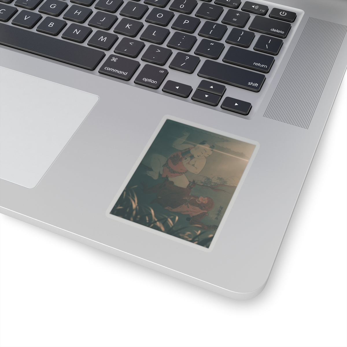 Cinematic — Boy And Monkey Playing — Kiss-Cut Sticker