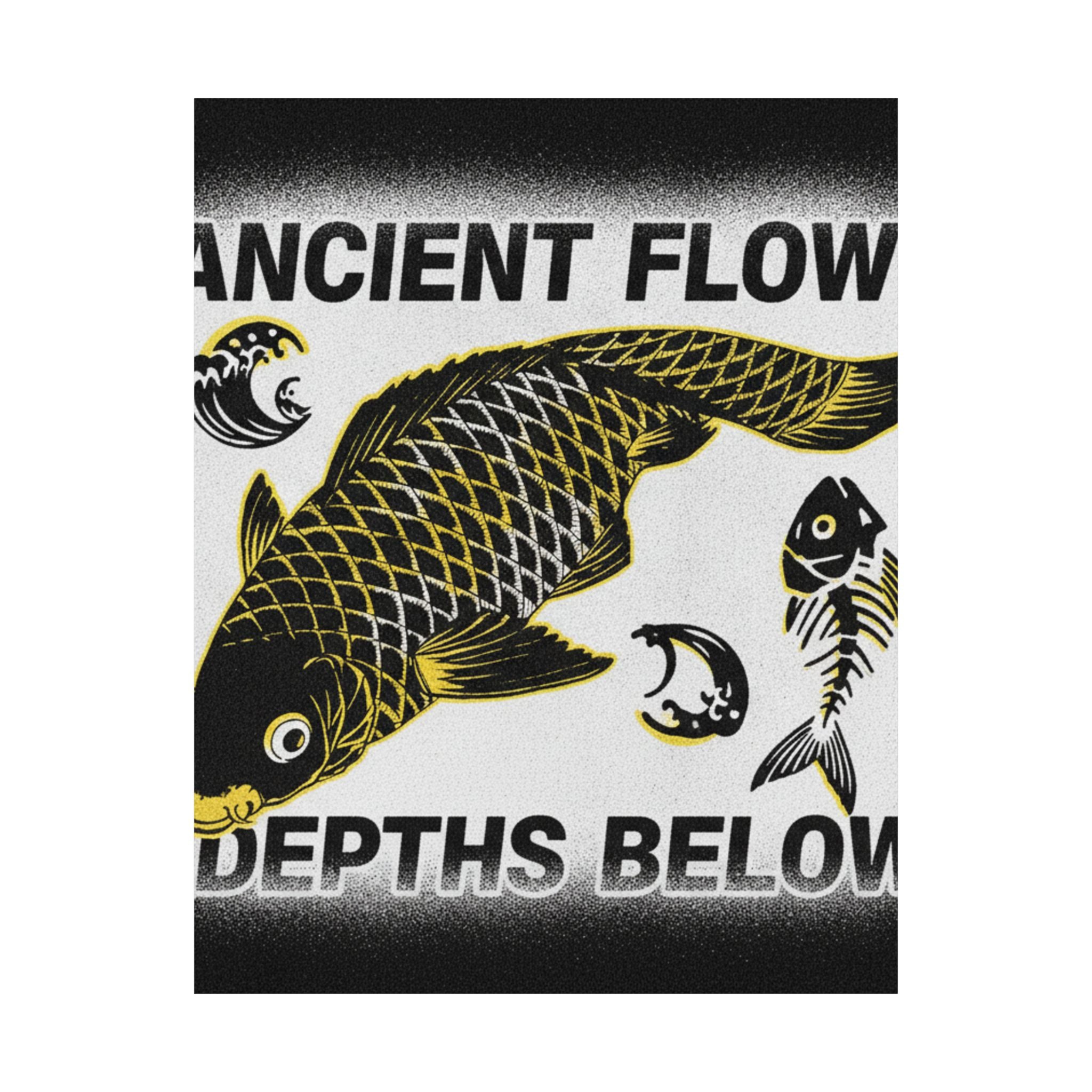 Streetwear Collage — Koi — Matte Poster