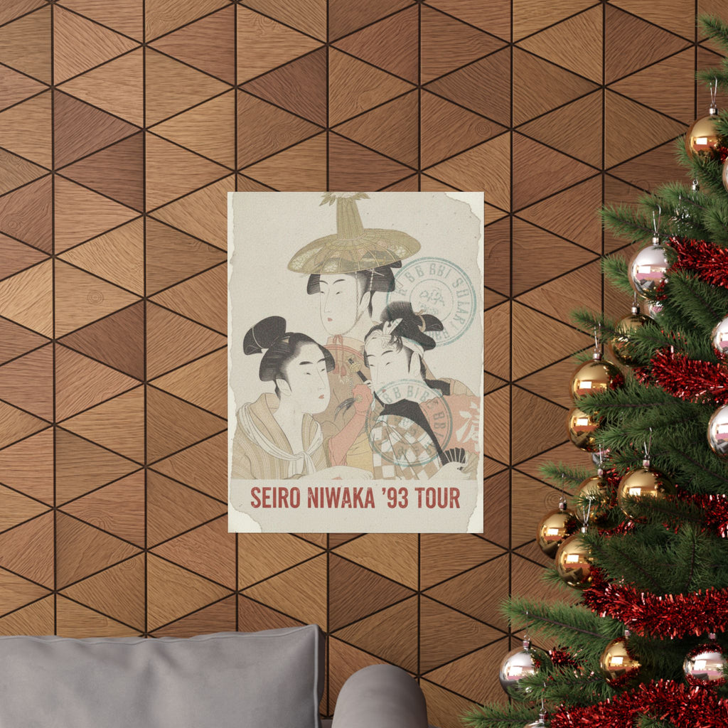 Vintage Bootleg — Seiro Niwaka Onna Geisha No Bu Tojin Shishi Sumo — Matte Poster