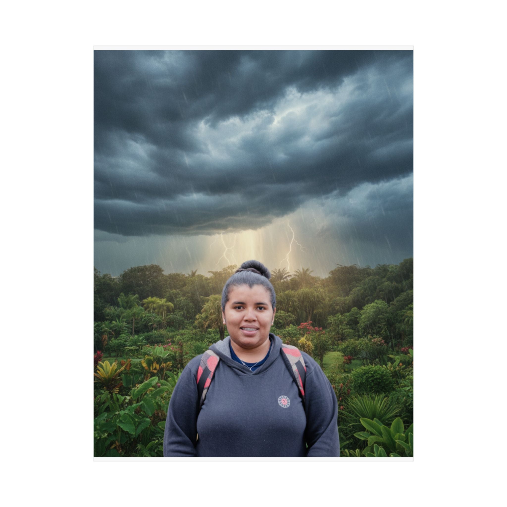Dramatic Storm — Person — Matte Poster — Poster 2