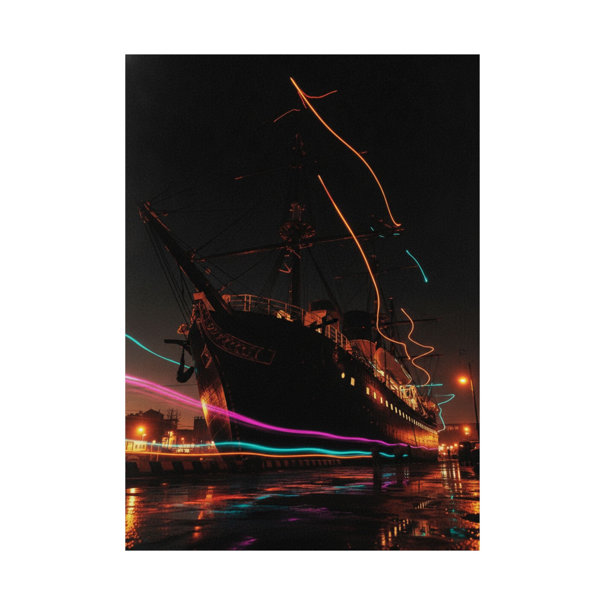 Fast Furious — Yokohama Trade: Picture Of Westerners Shipping Cargo — Matte Poster