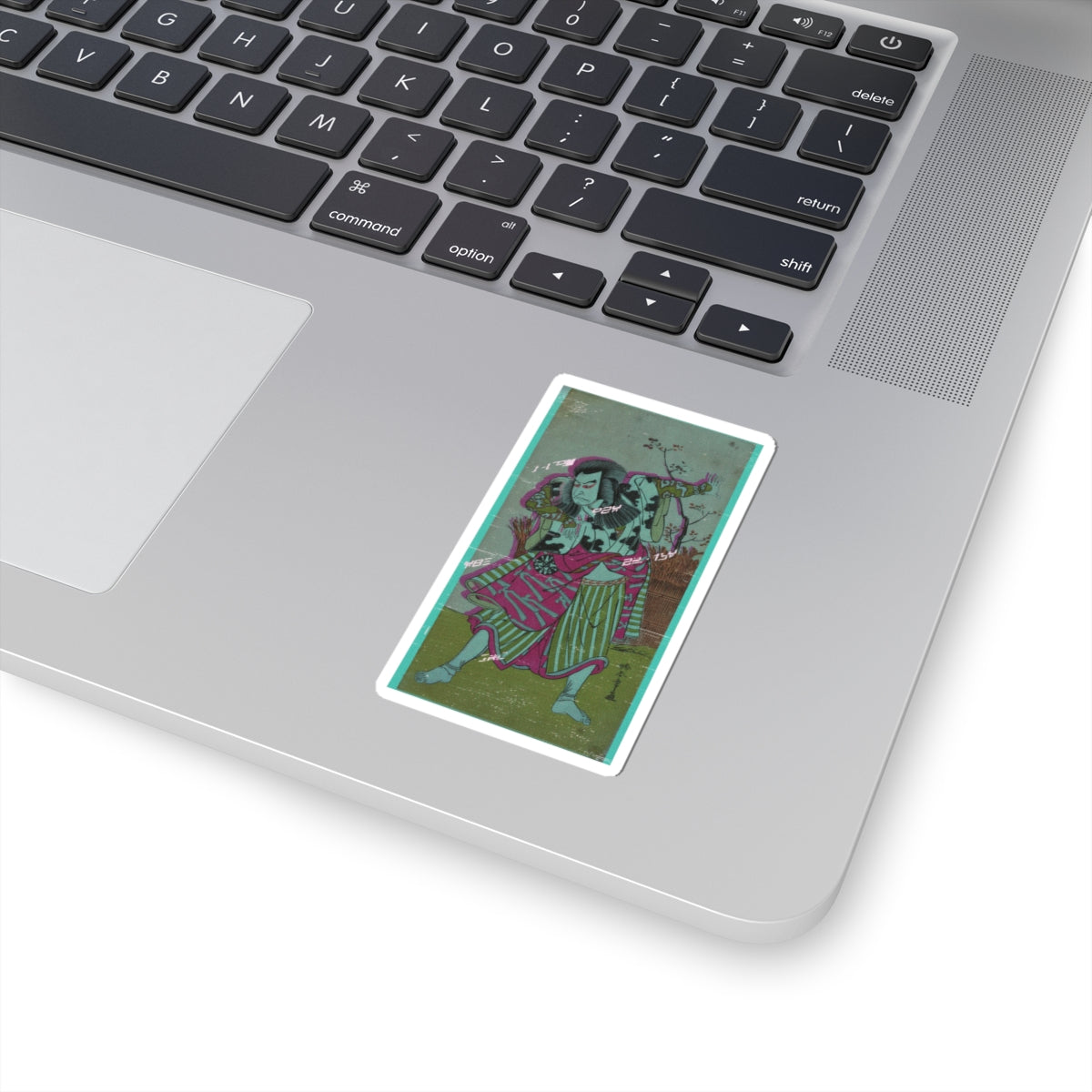 Glitch Culture — The First Nakamura Nakazo As An Unarmed Man Standing In A Dramatic Pose — Kiss-Cut Sticker