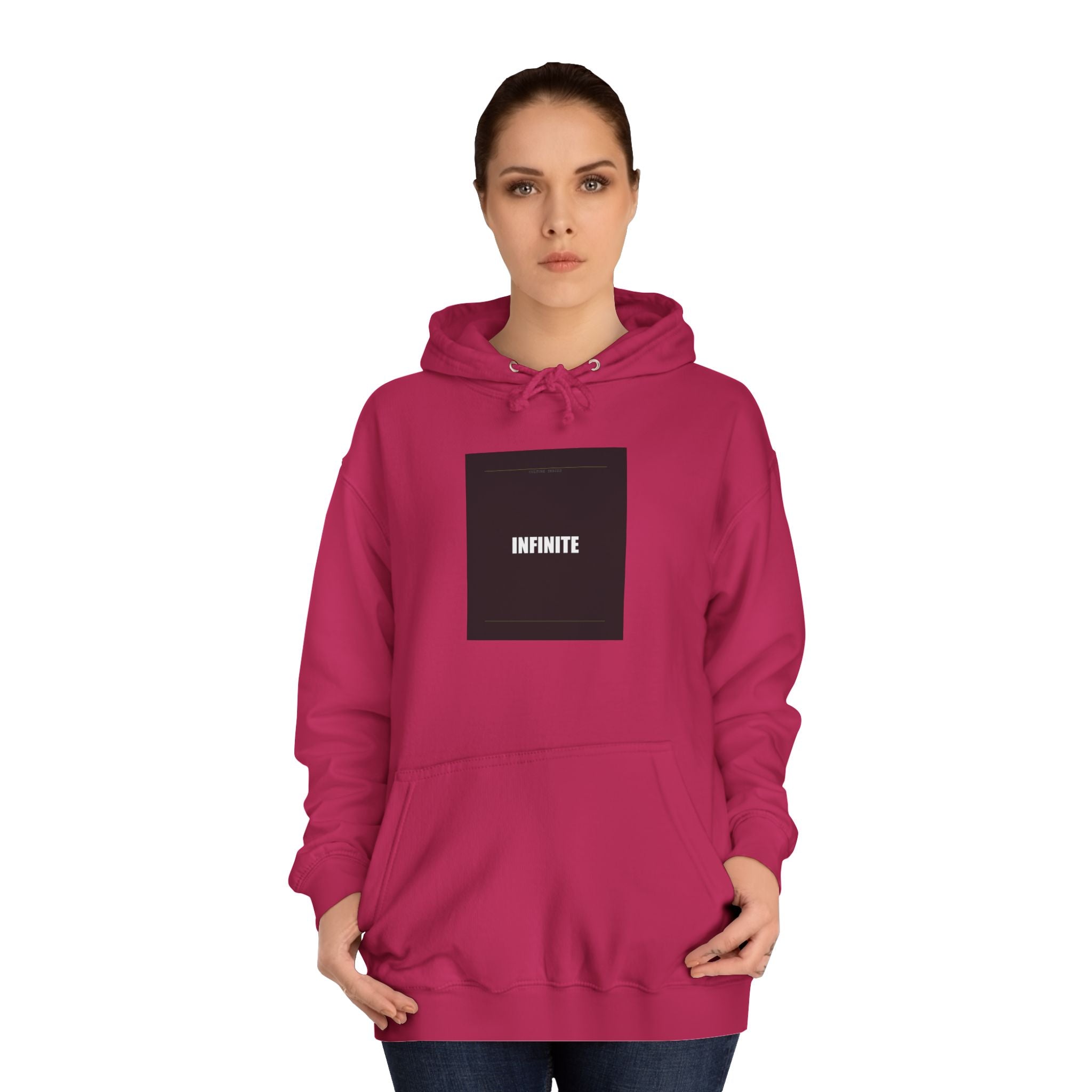 INFINITE Charcoal Type Block Pullover Hoodie