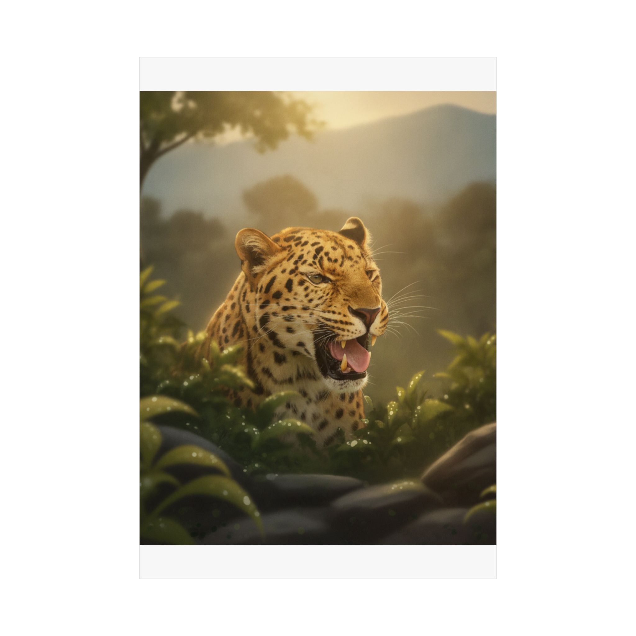 Scenic Nature — Leopard — Matte Poster