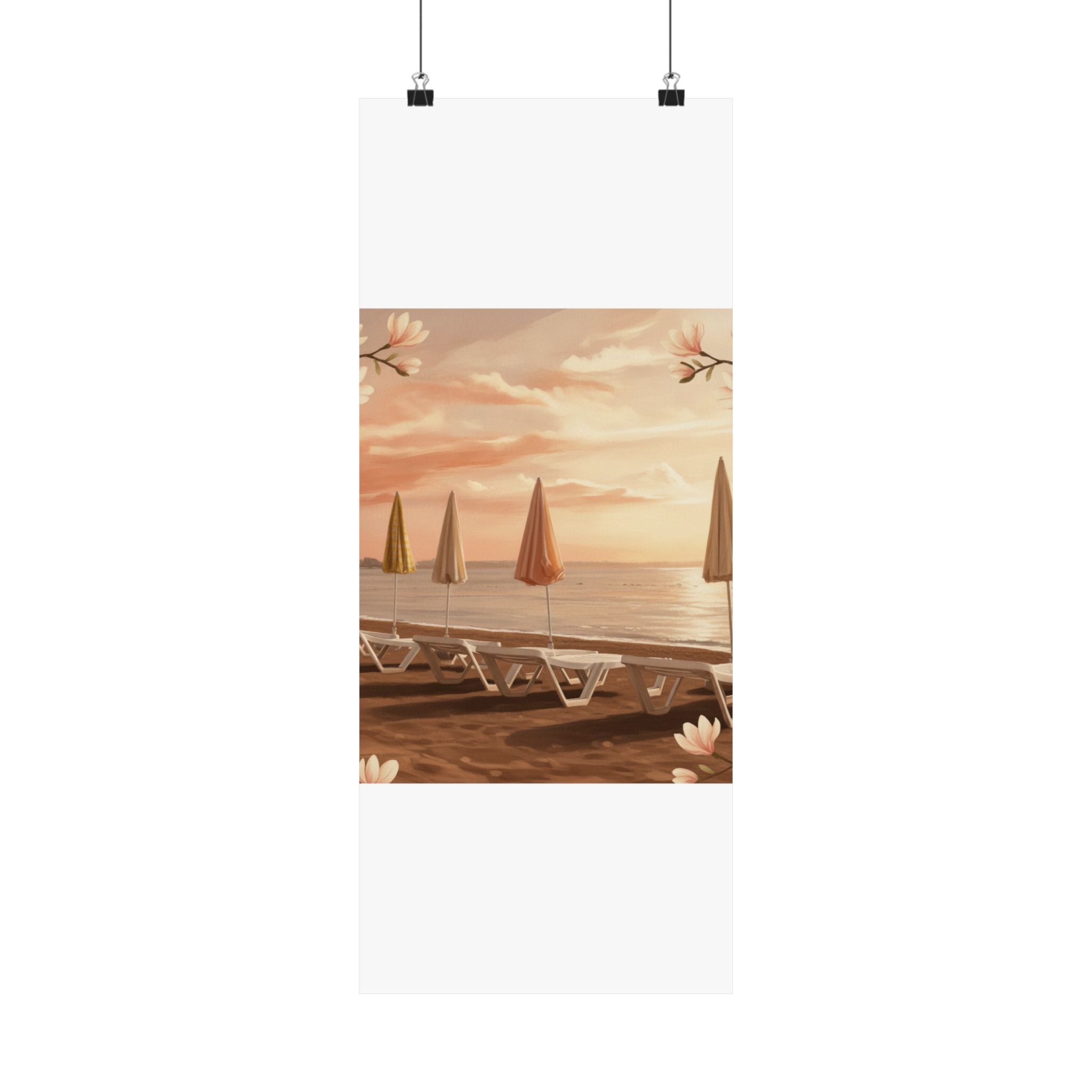 Southern Sunset — Umbrella — Matte Poster