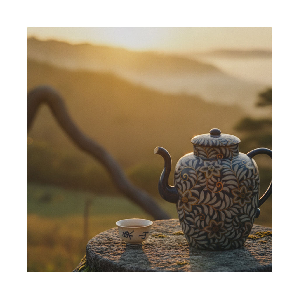 Scenic Nature — Wine Pot And Cup — Matte Poster