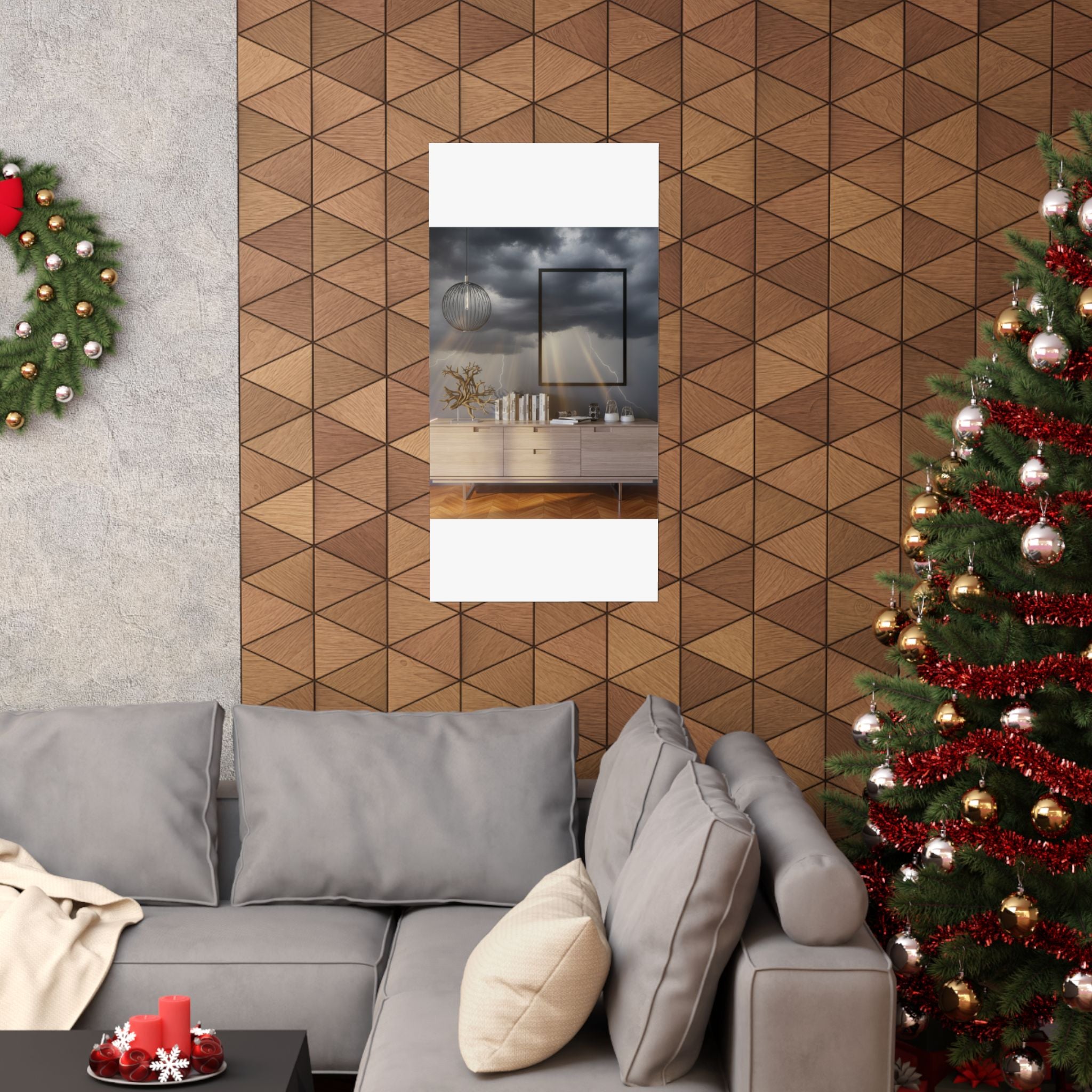 Dramatic Storm — Interior — Matte Poster