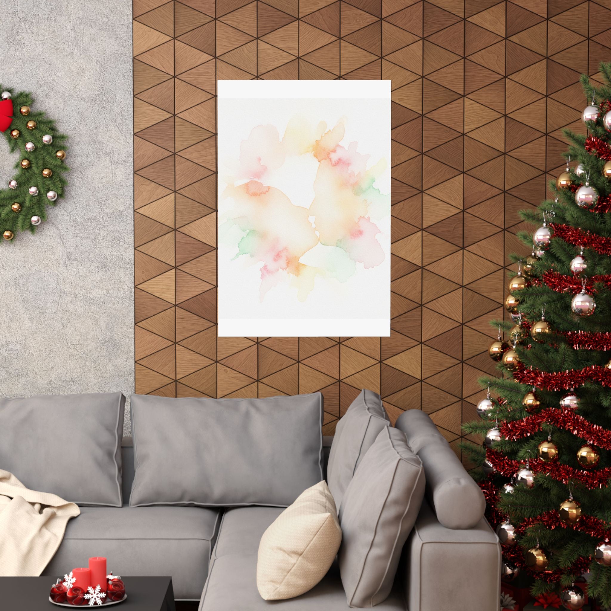 Watercolor — Abstract — Matte Poster