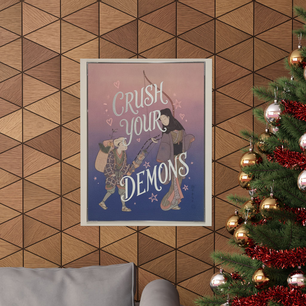 Affirmation — Demon-Crushing Bow — Matte Poster