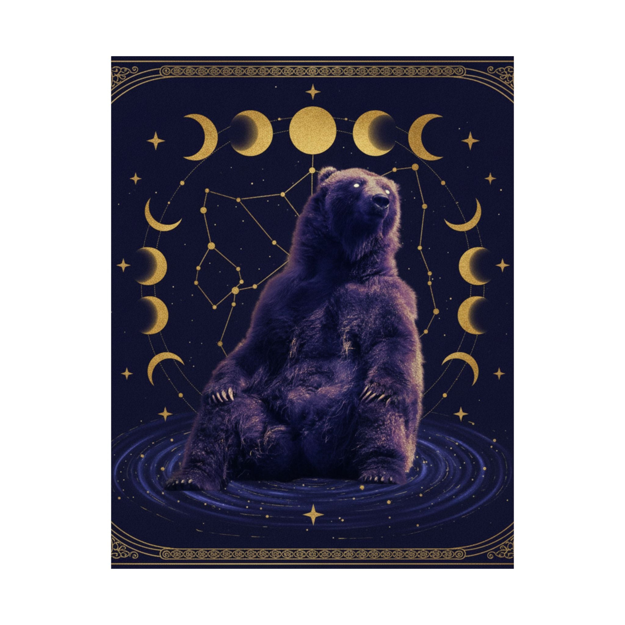 Celestial — Bear — Matte Poster