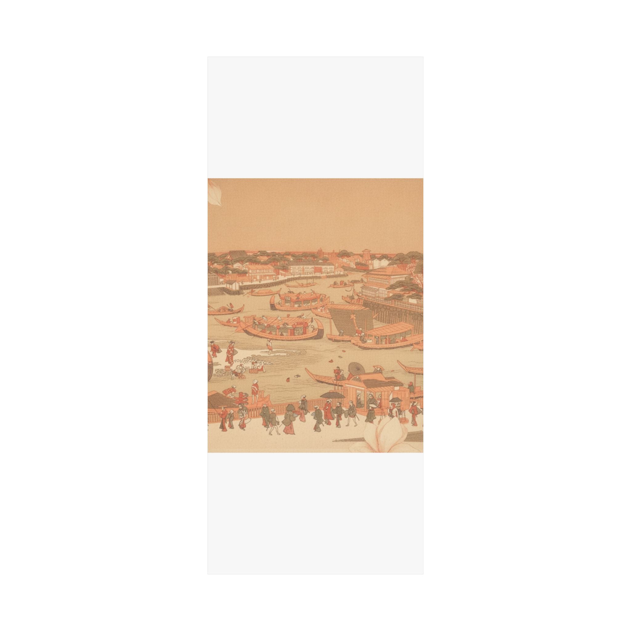Southern Sunset — New Great Bridge At Naka Zu In Edo — Matte Poster
