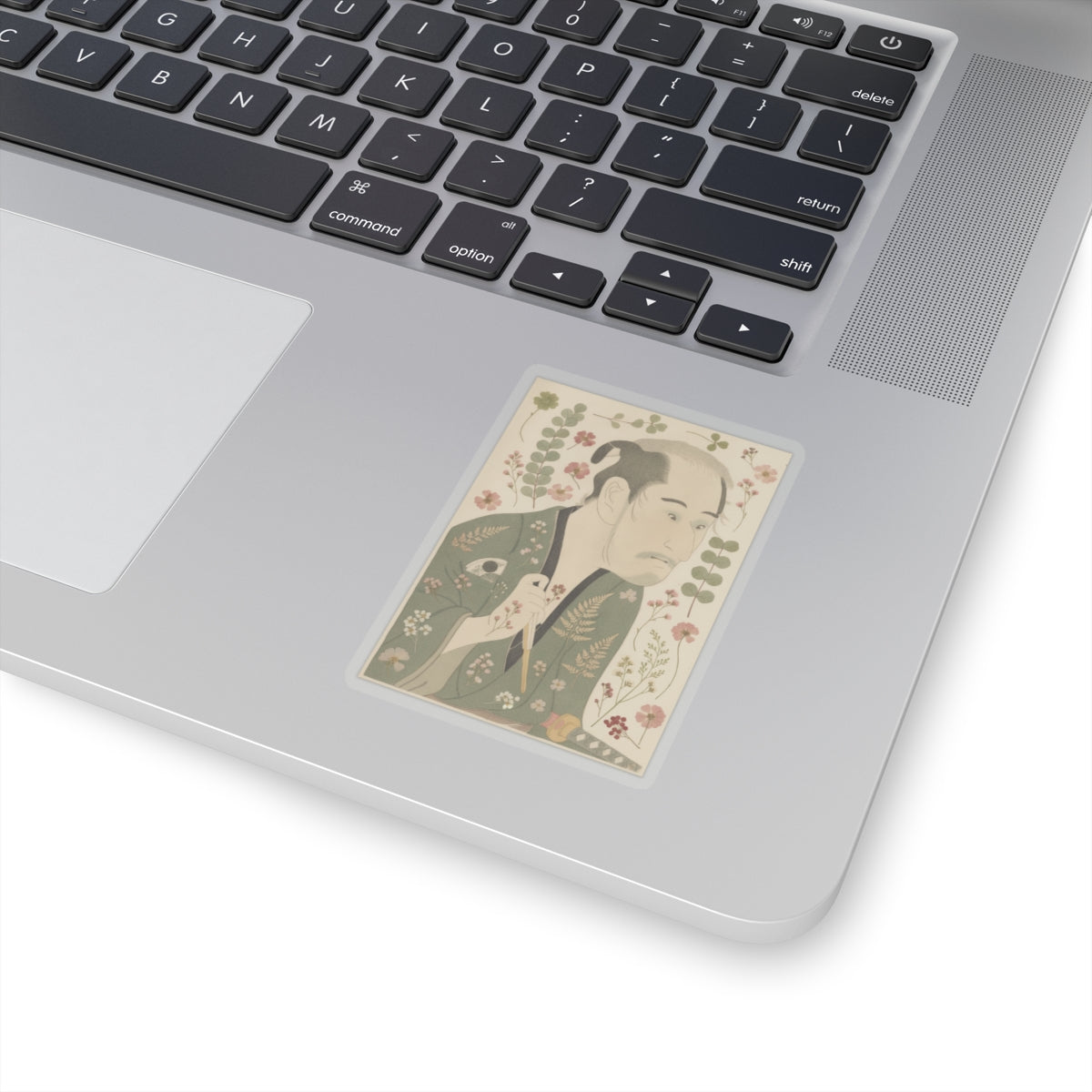 Botanical — The Actor Onoye Matsusuke As A Ronin — Kiss-Cut Sticker
