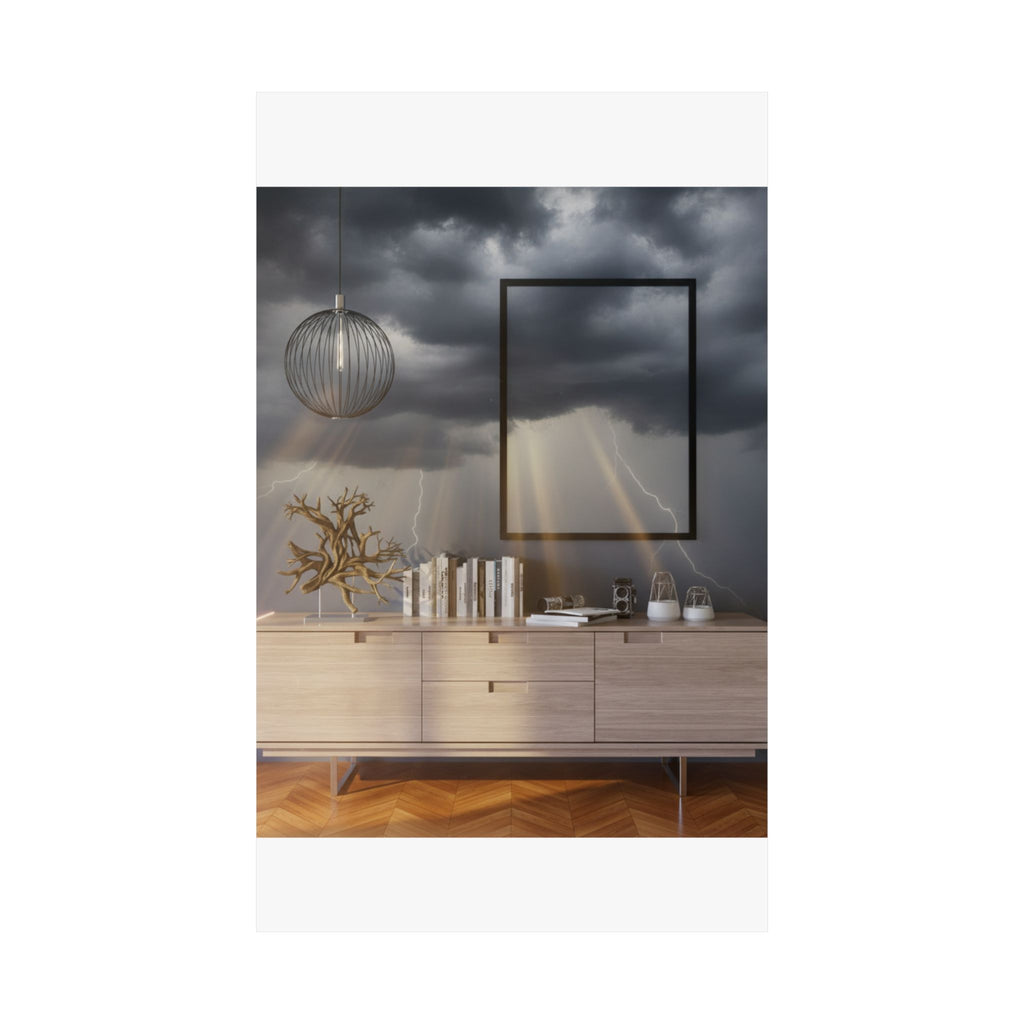 Dramatic Storm — Interior — Matte Poster