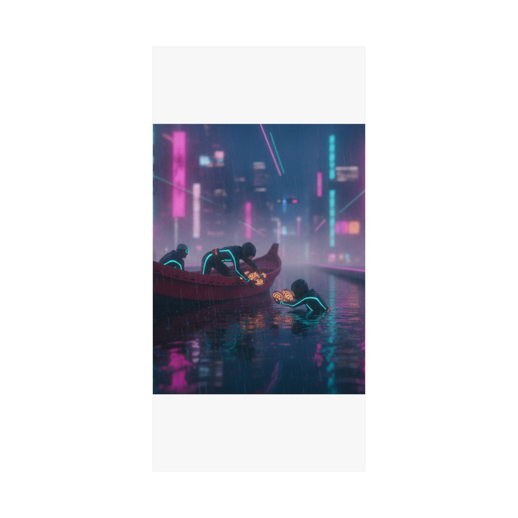 Neon Noir — Seishu Awabi-Tori No Zu — Matte Poster