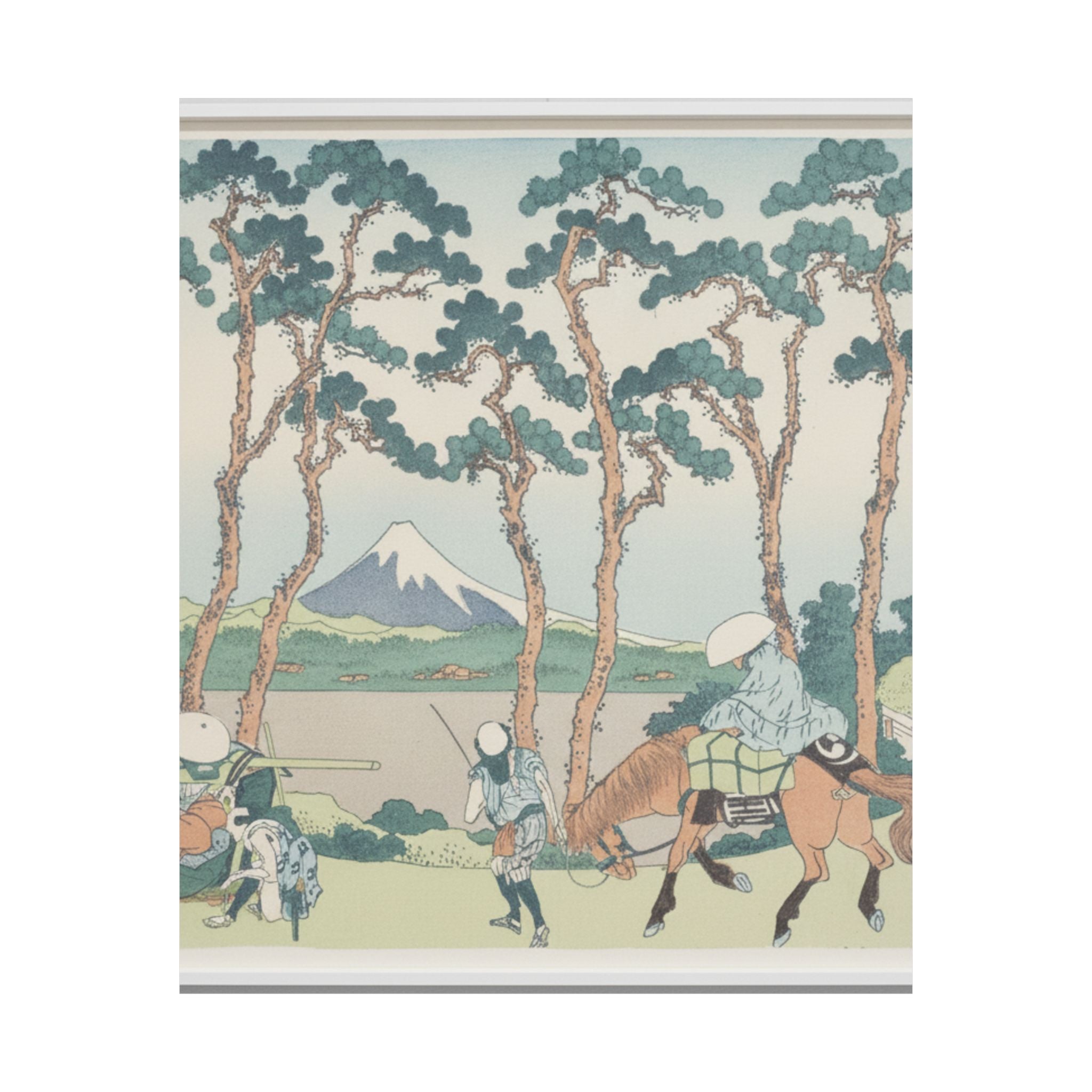 Watercolor — Hodogaya On The Tōkaidō (Tōkaidō Hodogaya), From The Series Thirty-Six Views Of  — Matte Poster
